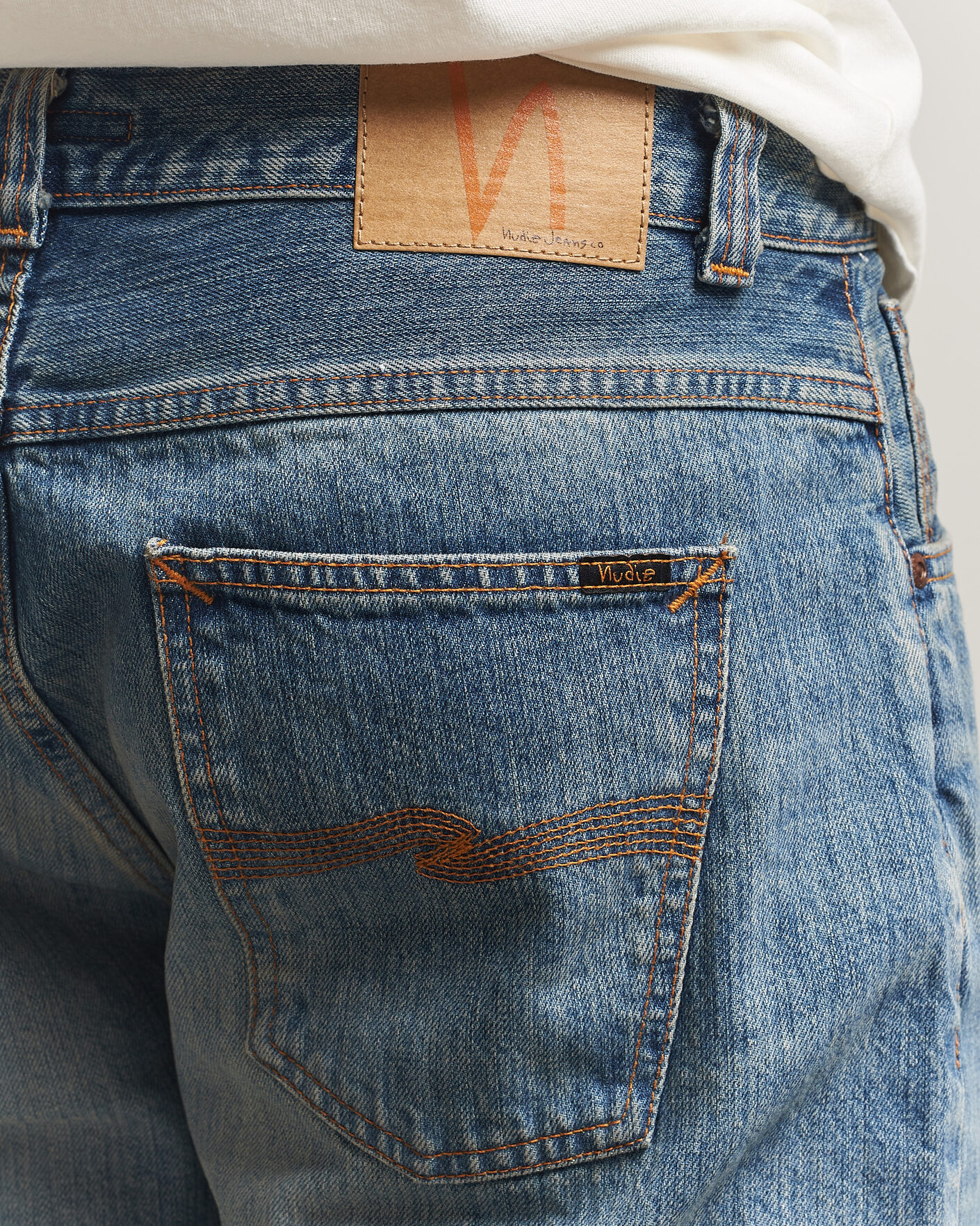 Heren | Broeken | Nudie Jeans | Regular Alf Jeans Silver Tracks