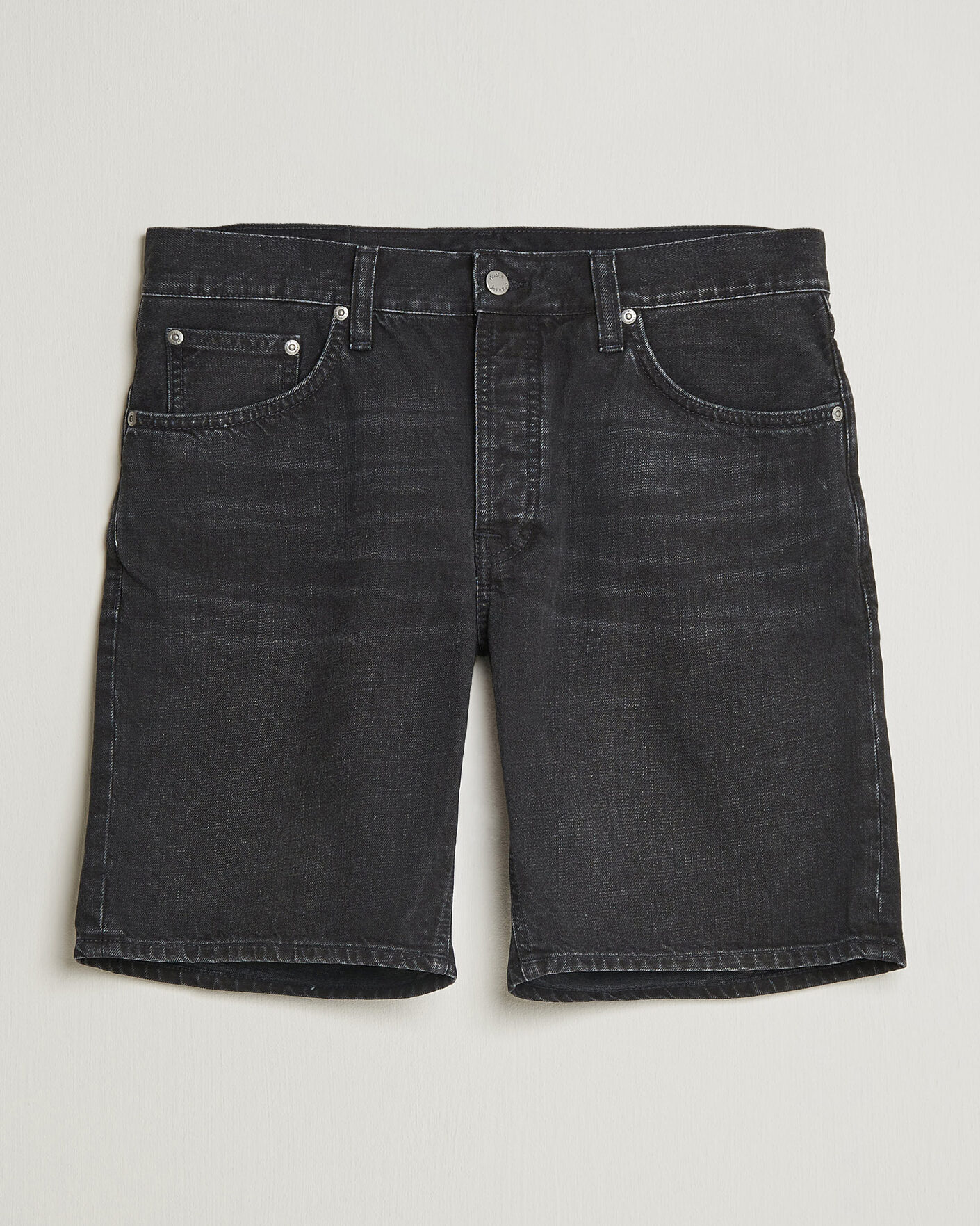 Heren | Korte broek | Nudie Jeans | Seth Denim Shorts Dune Black