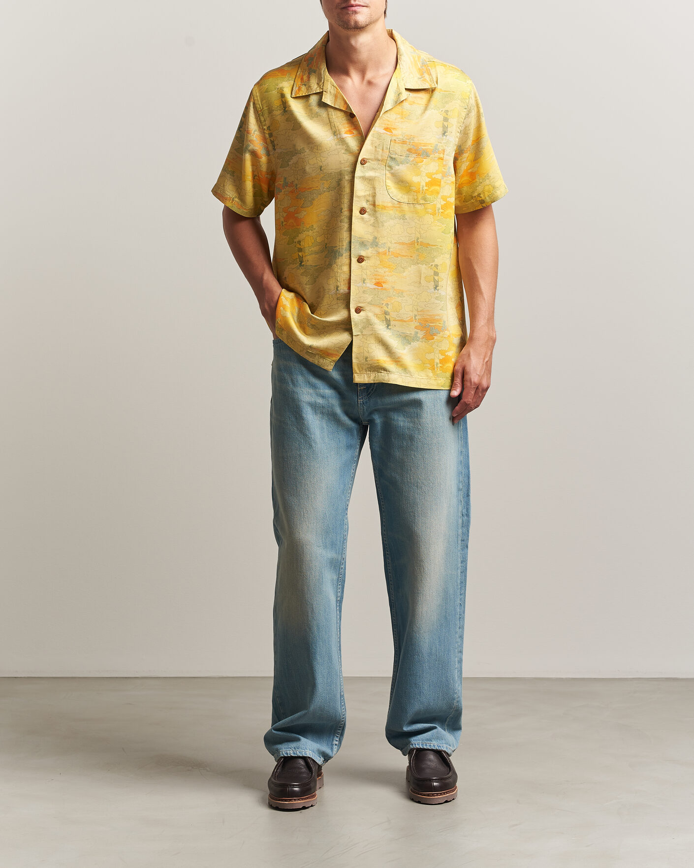 Heren | Overhemden | Nudie Jeans | Arvid Hawaii Shirt Drift Away