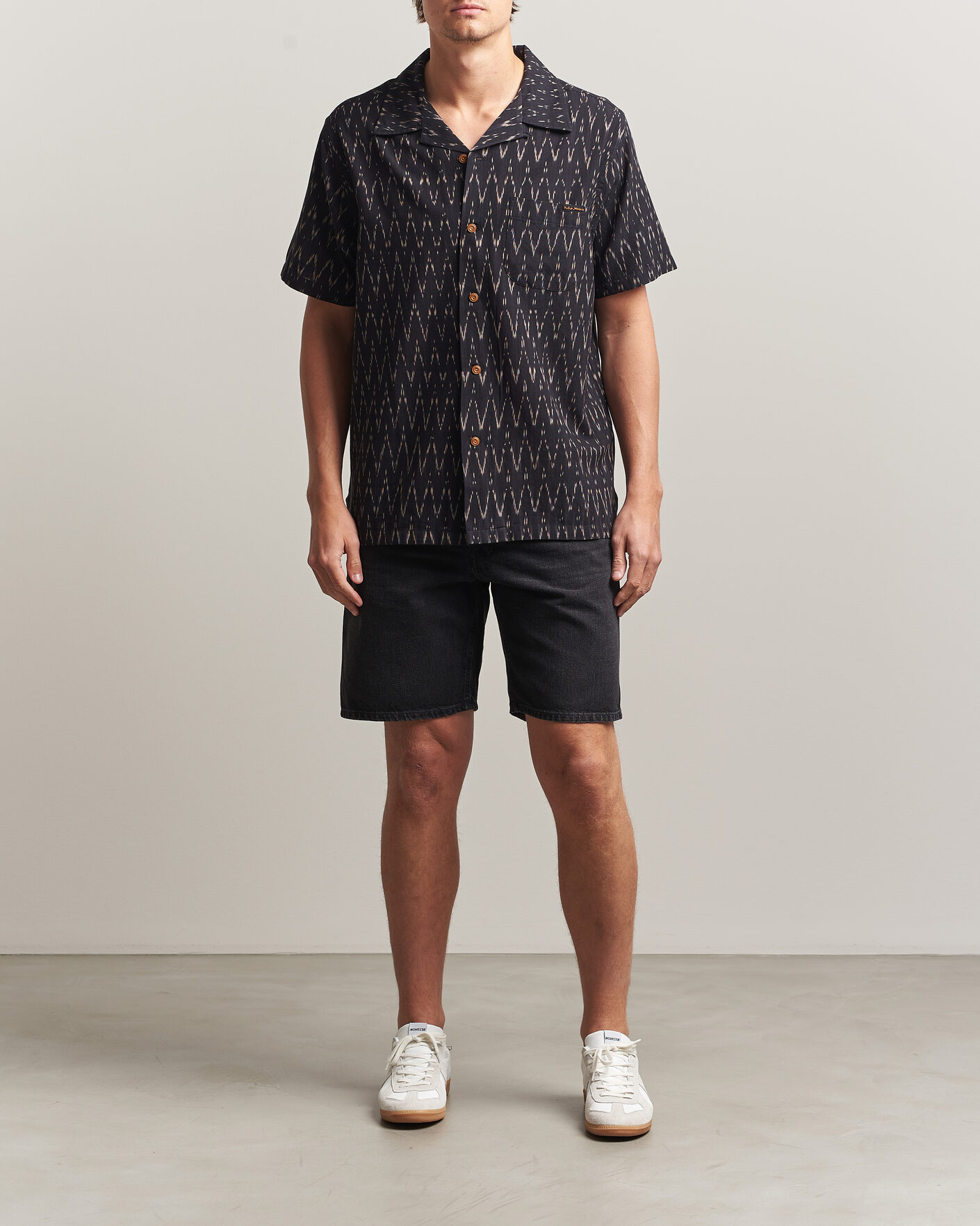 Heren | Overhemden | Nudie Jeans | Arvid Hawaii Shirt Ikat Multi
