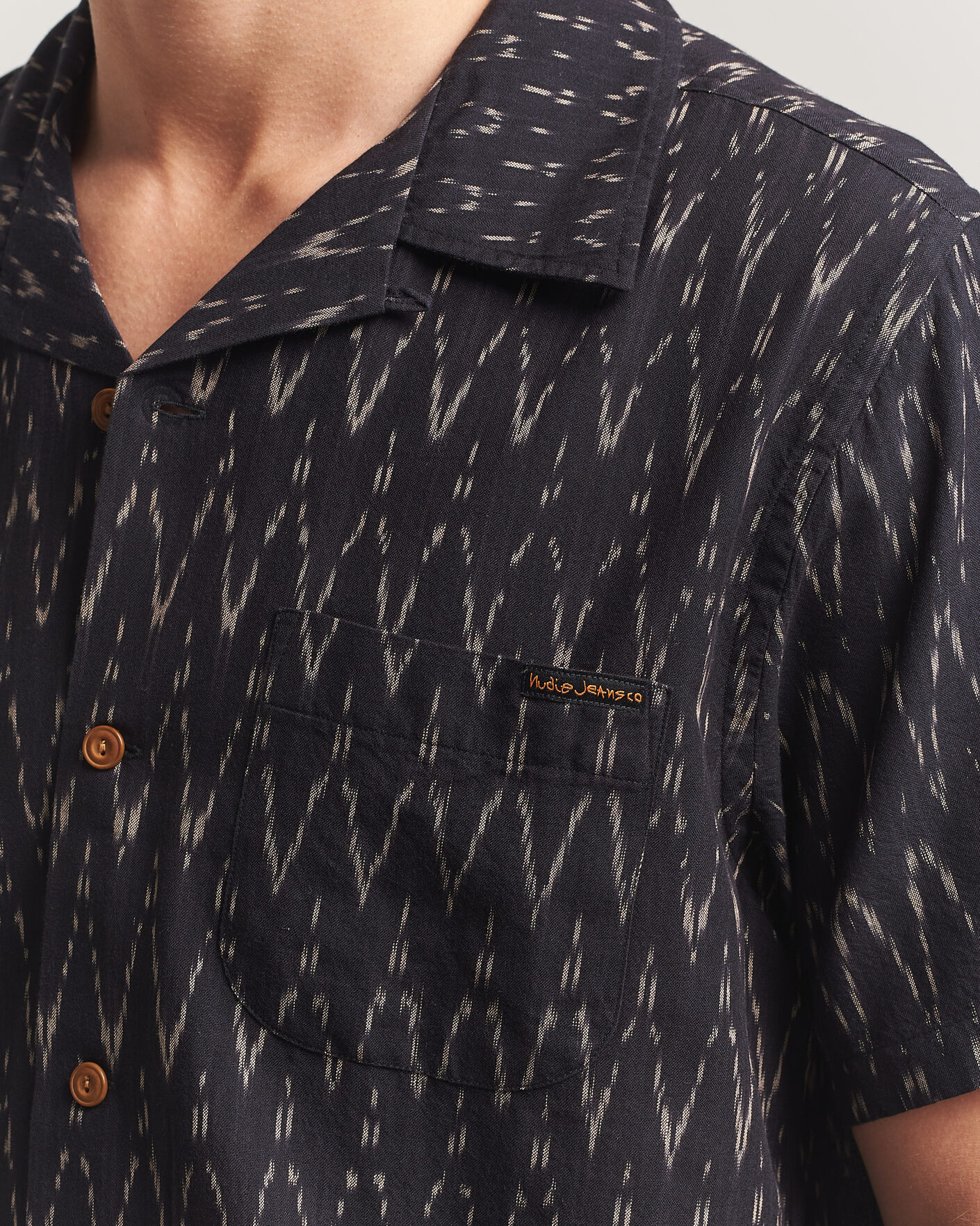 Heren | Overhemden | Nudie Jeans | Arvid Hawaii Shirt Ikat Multi