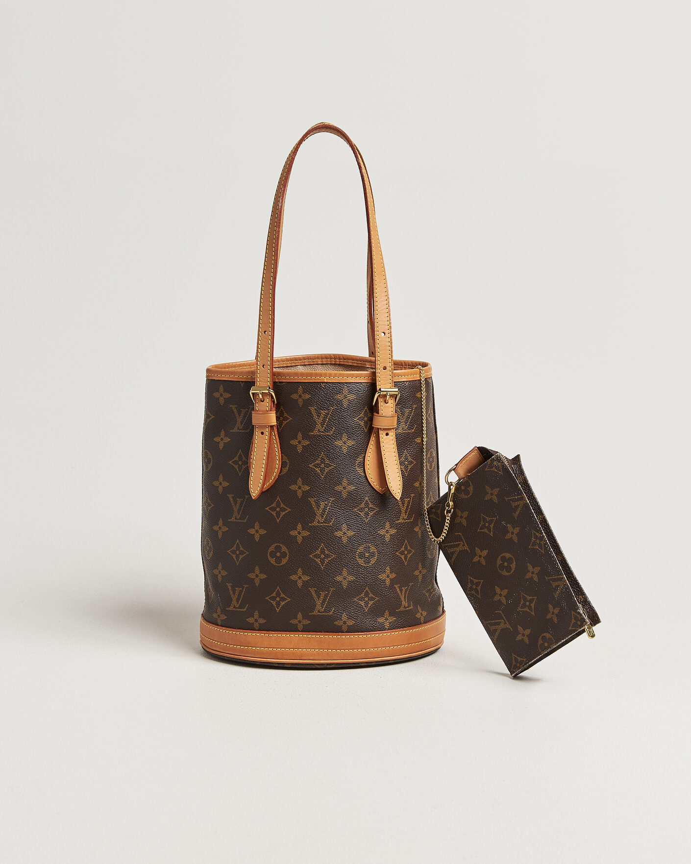 Heren | Pre-Owned & Vintage Bags | Louis Vuitton Pre-Owned | Bucket PM Bag Monogram