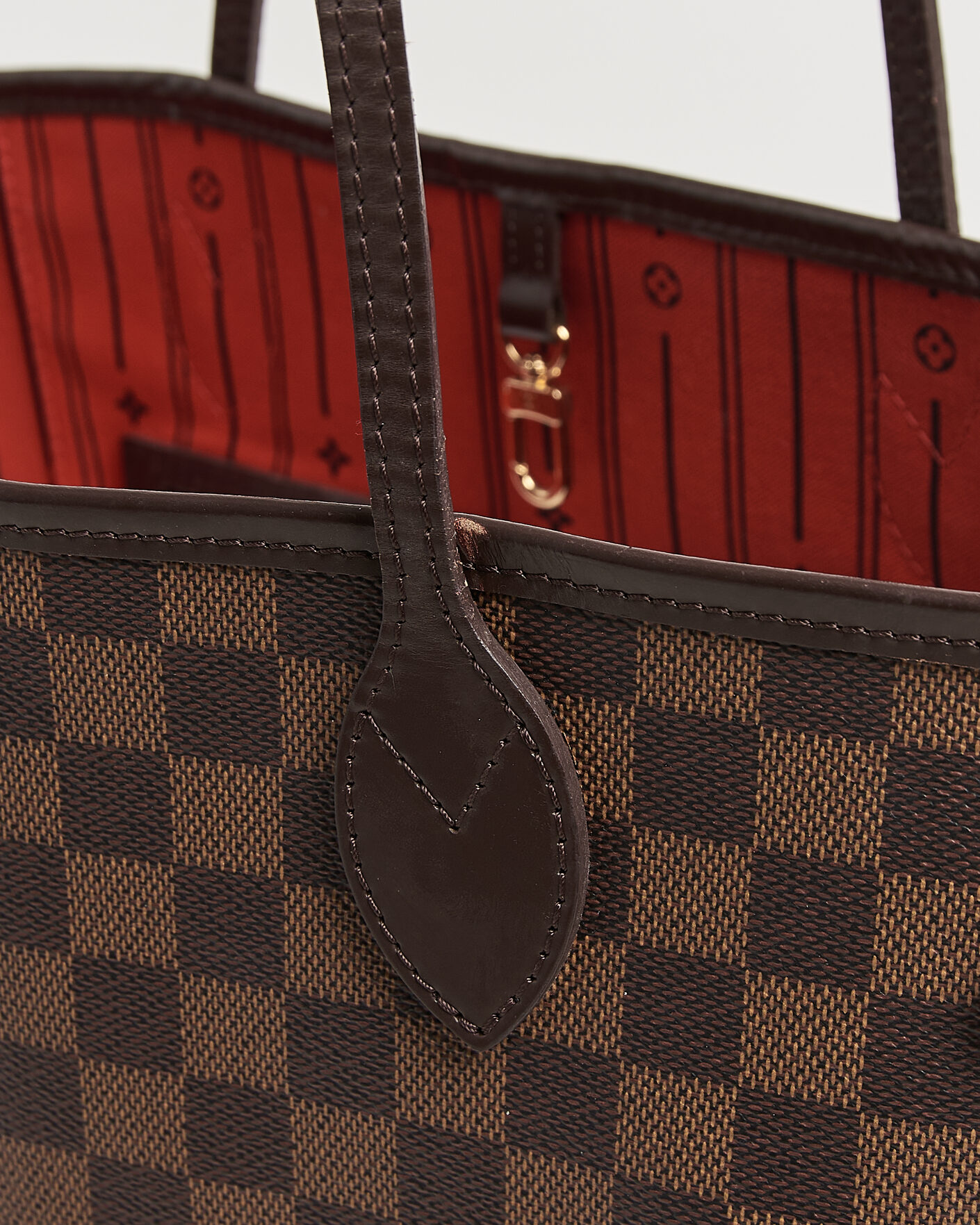 Heren | Pre-Owned & Vintage Bags | Louis Vuitton Pre-Owned | Neverfull MM Damier Ebene