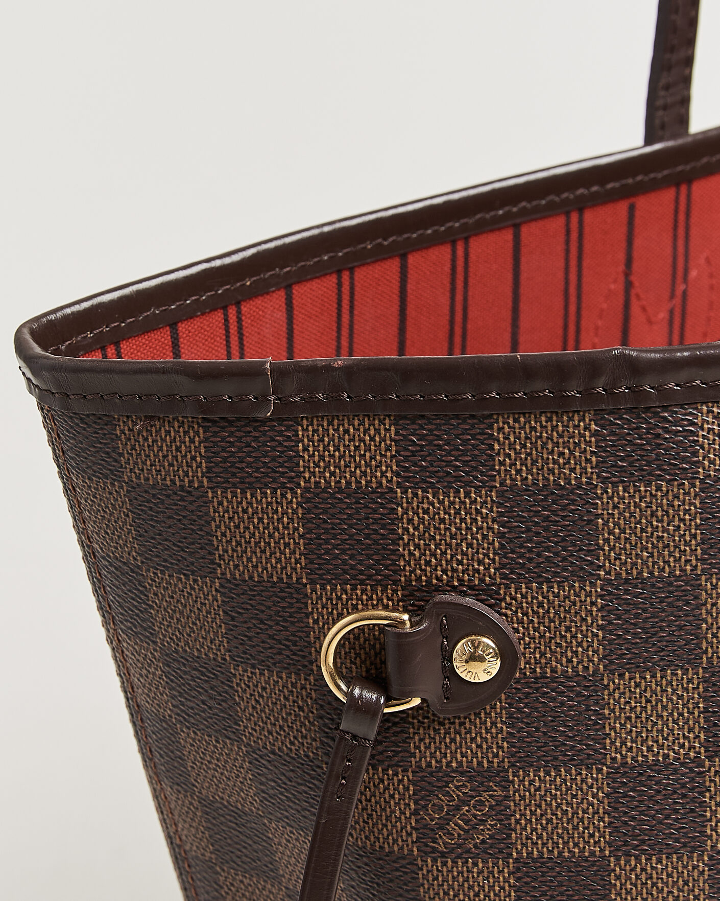 Heren | Pre-Owned & Vintage Bags | Louis Vuitton Pre-Owned | Neverfull MM Damier Ebene