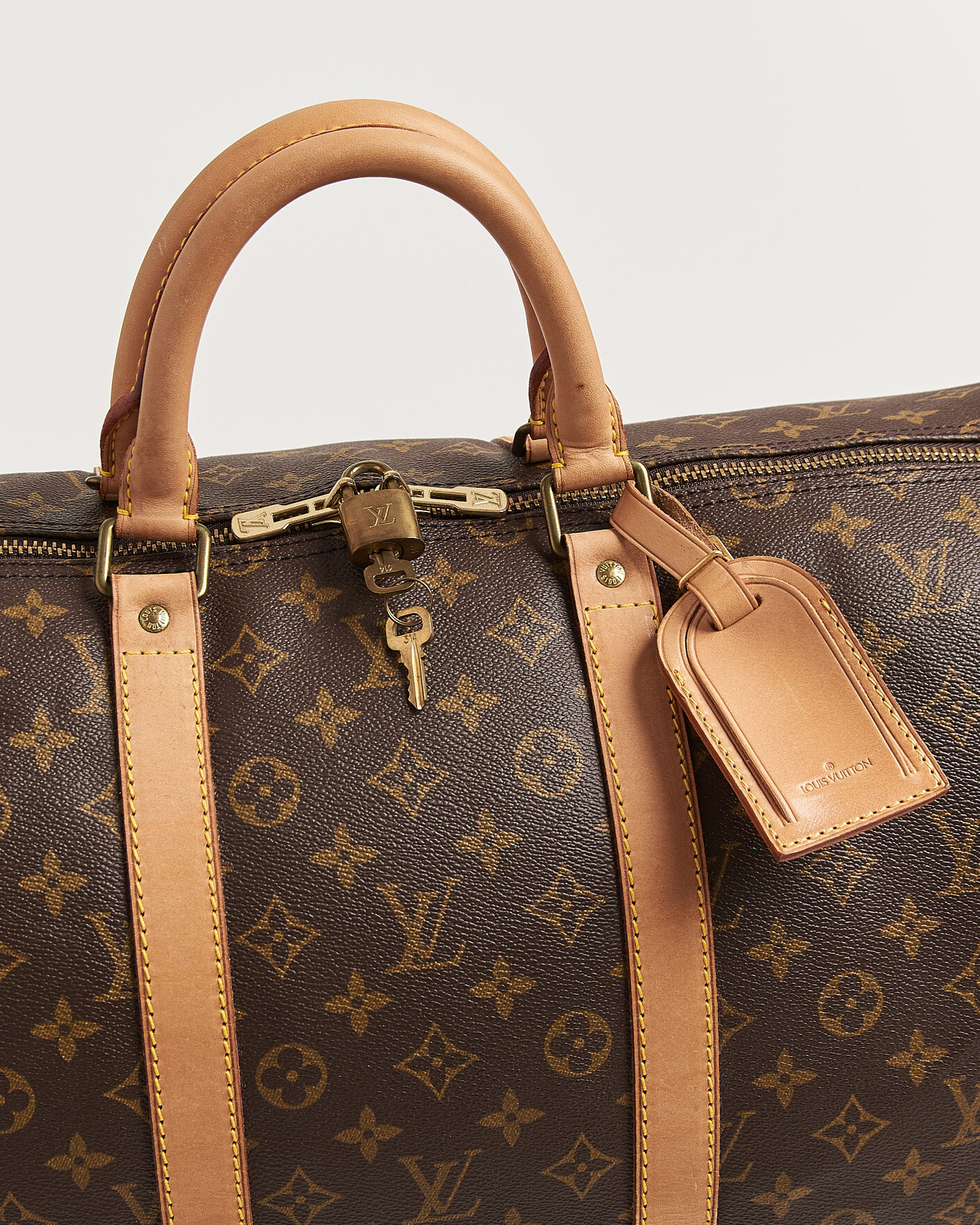 Heren | Louis Vuitton Pre-Owned Keepall 55 Bandouliére Monogram | Louis Vuitton Pre-Owned | Keepall 55 Bandouliére Monogram