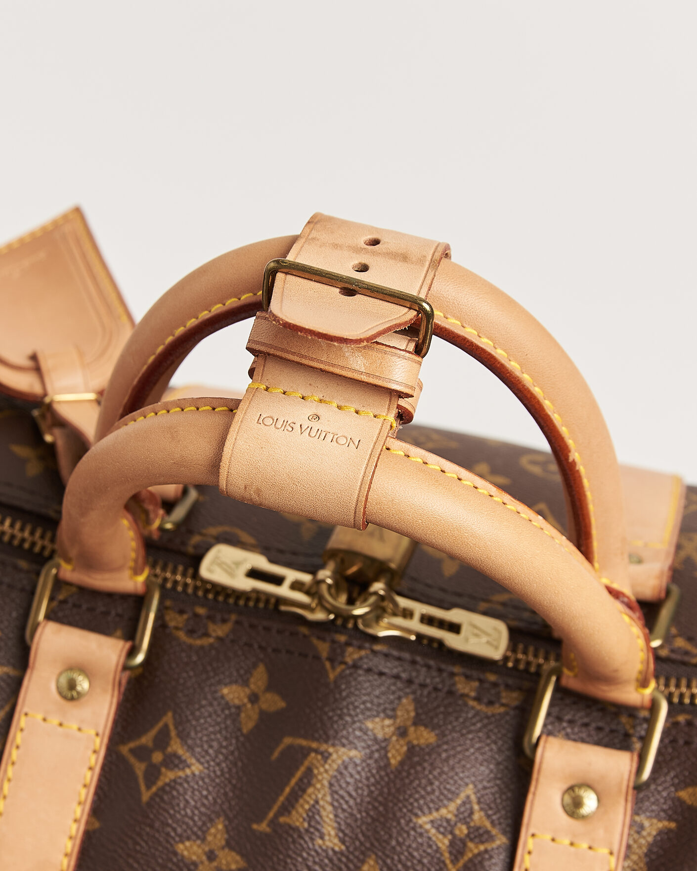 Heren | Louis Vuitton Pre-Owned Keepall 55 Bandouliére Monogram | Louis Vuitton Pre-Owned | Keepall 55 Bandouliére Monogram