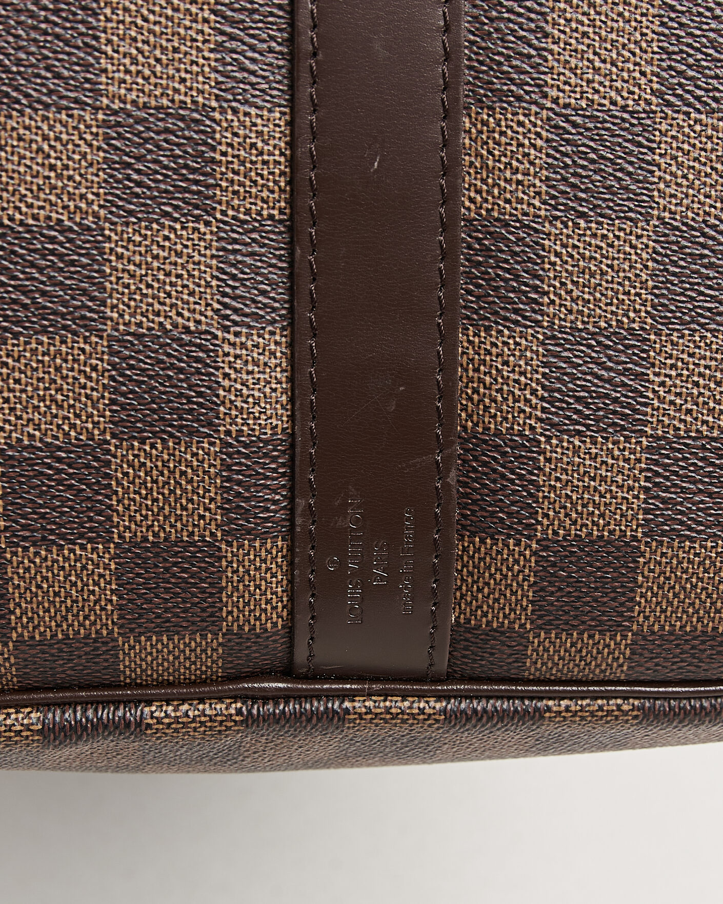 Heren | Pre-Owned & Vintage Bags | Louis Vuitton Pre-Owned | Keepall 55 Bandouliére Damier Ebene