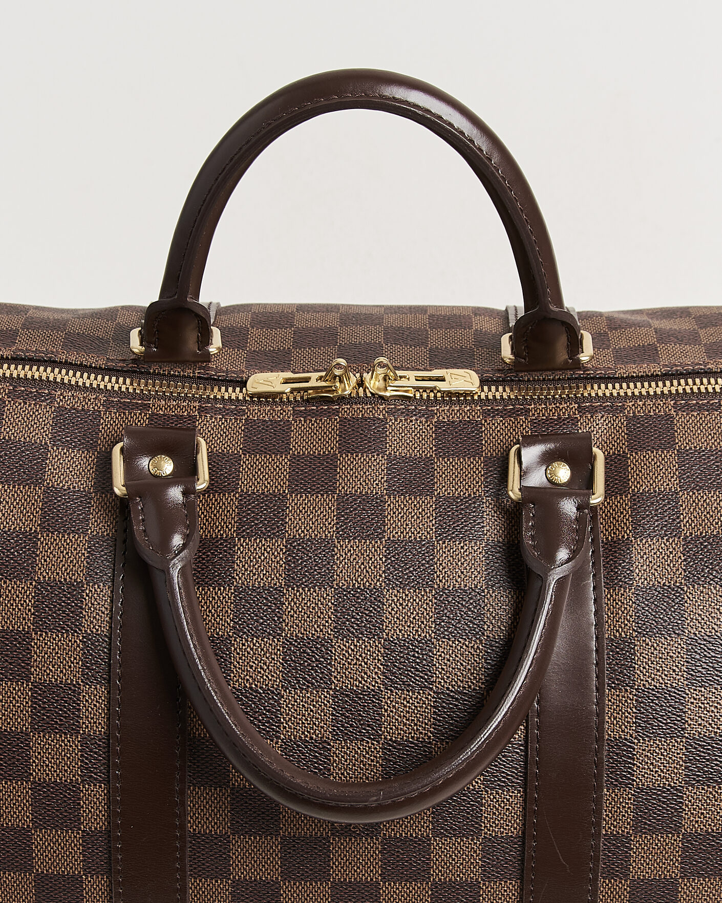 Heren | Pre-Owned & Vintage Bags | Louis Vuitton Pre-Owned | Keepall 55 Bandouliére Damier Ebene