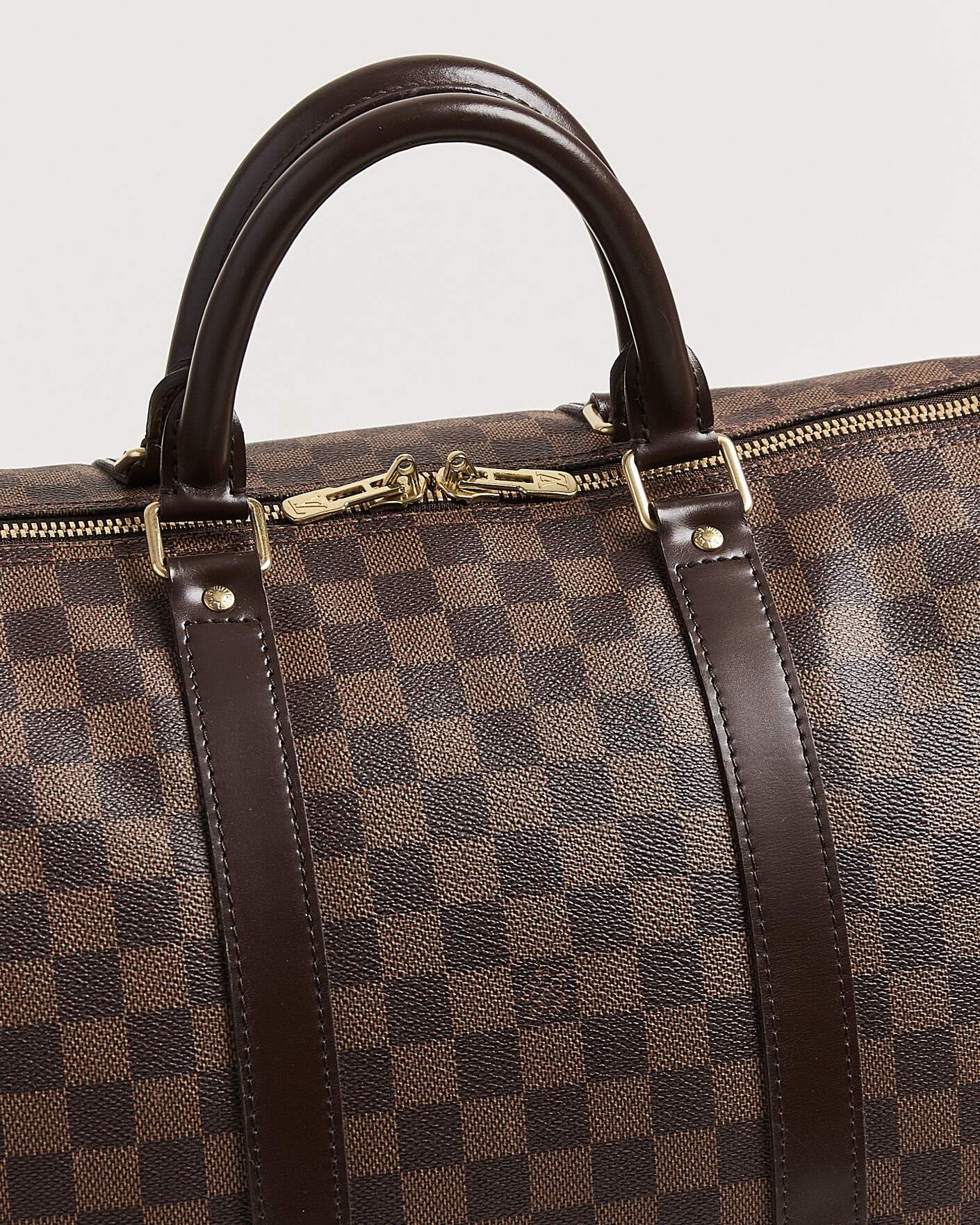 Heren | Pre-Owned & Vintage Bags | Louis Vuitton Pre-Owned | Keepall 55 Bandouliére Damier Ebene