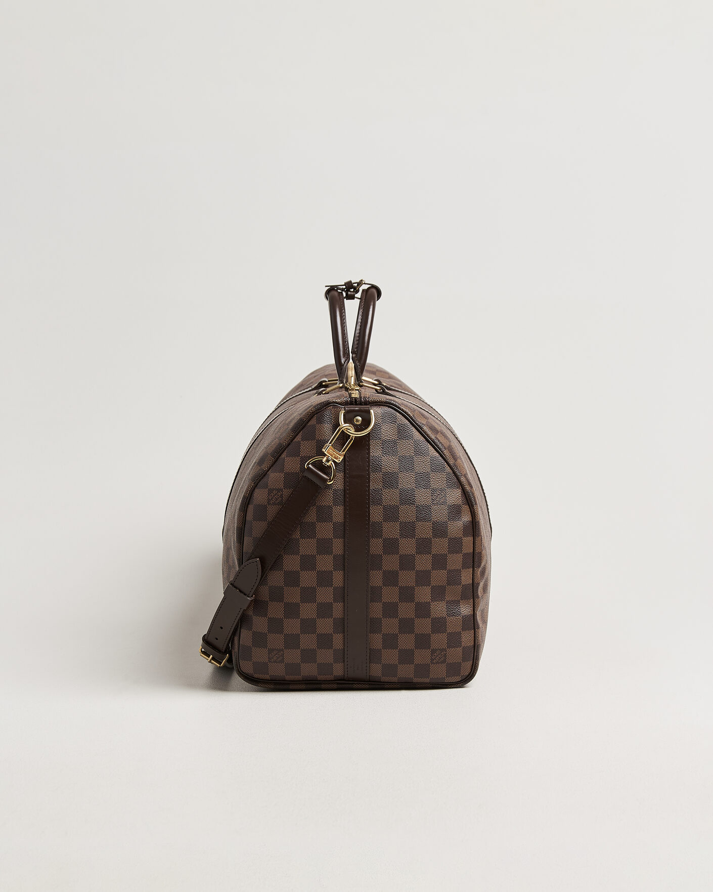 Heren | Pre-Owned & Vintage Bags | Louis Vuitton Pre-Owned | Keepall 55 Bandouliére Damier Ebene