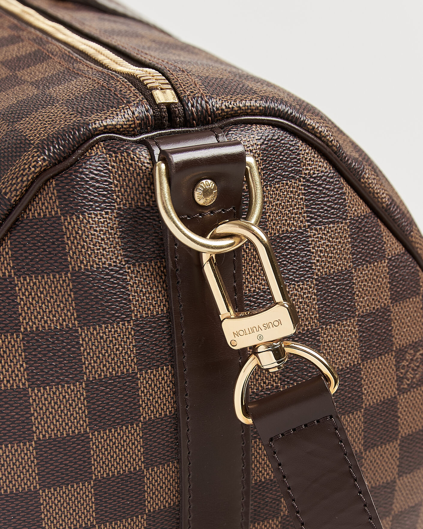 Heren | Pre-Owned & Vintage Bags | Louis Vuitton Pre-Owned | Keepall 55 Bandouliére Damier Ebene