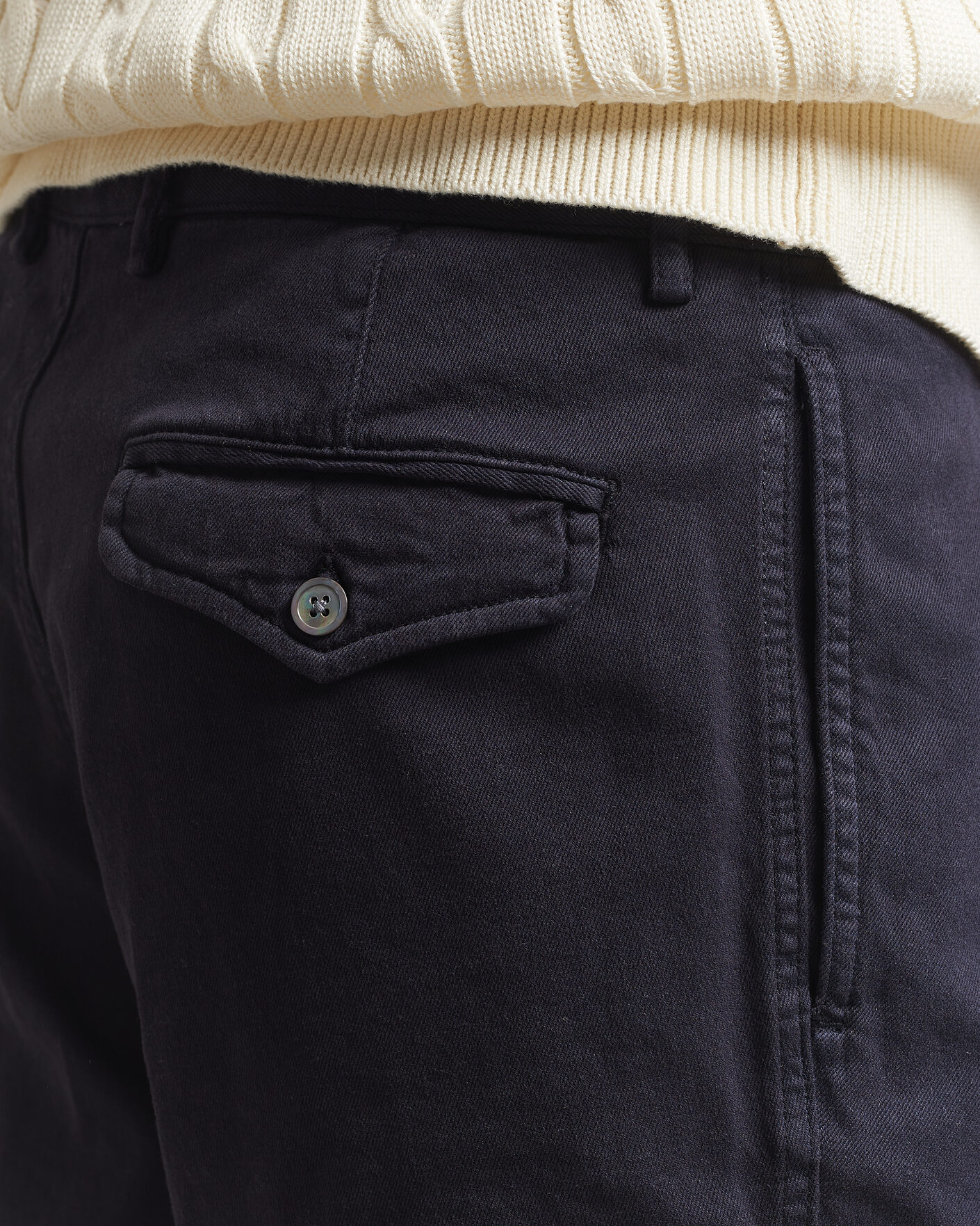 Heren | Korte broek | Oscar Jacobson | Tanker Pleat Shorts Navy