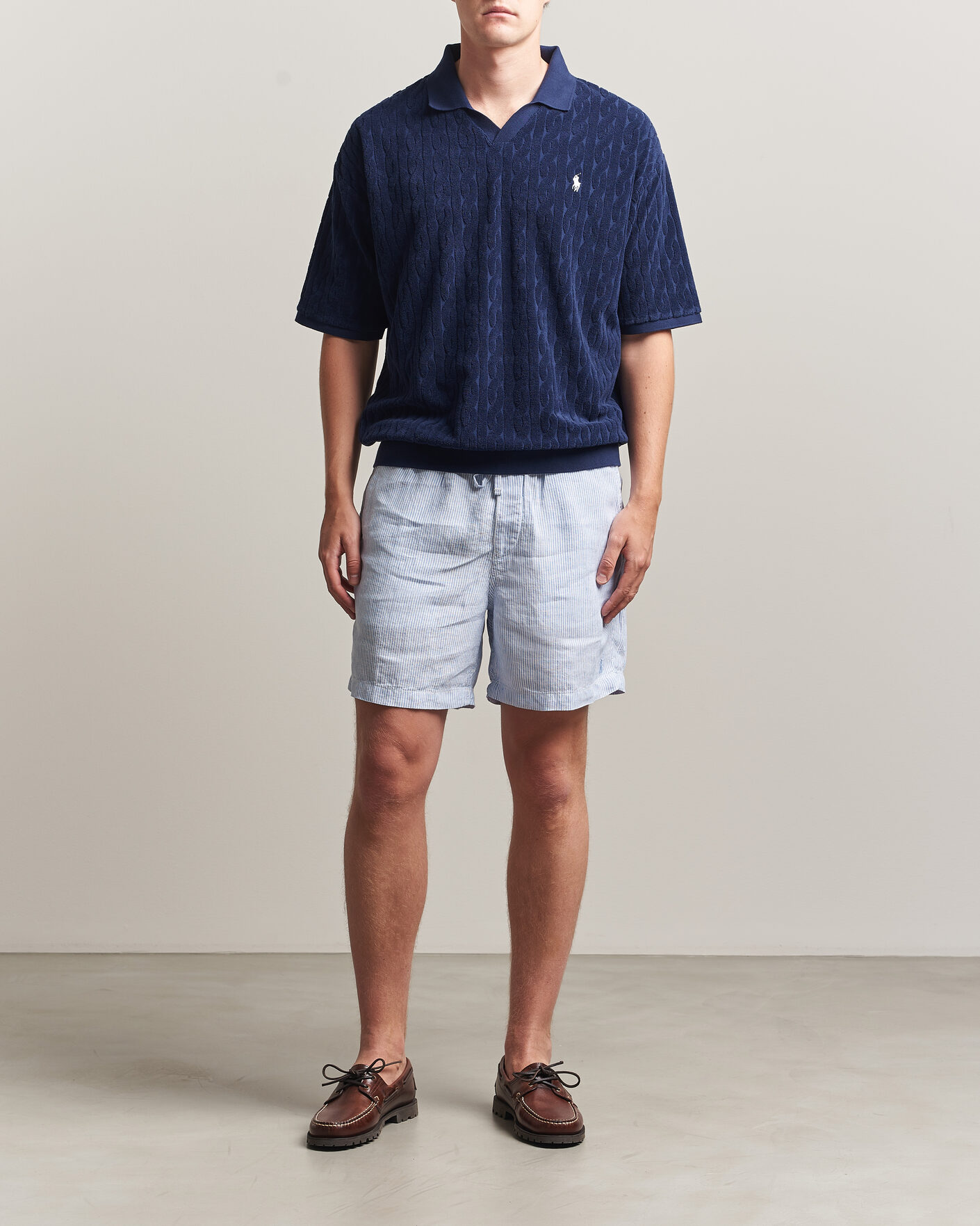 Heren | Polo's | Polo Ralph Lauren | Knit Polo Newport Navy