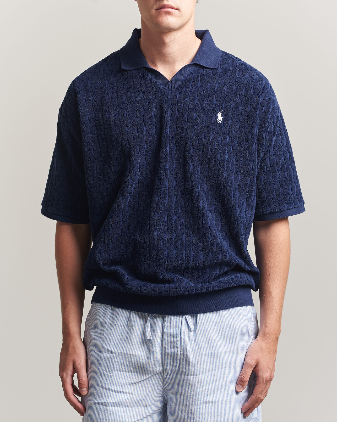 Heren | Polo's | Polo Ralph Lauren | Knit Polo Newport Navy