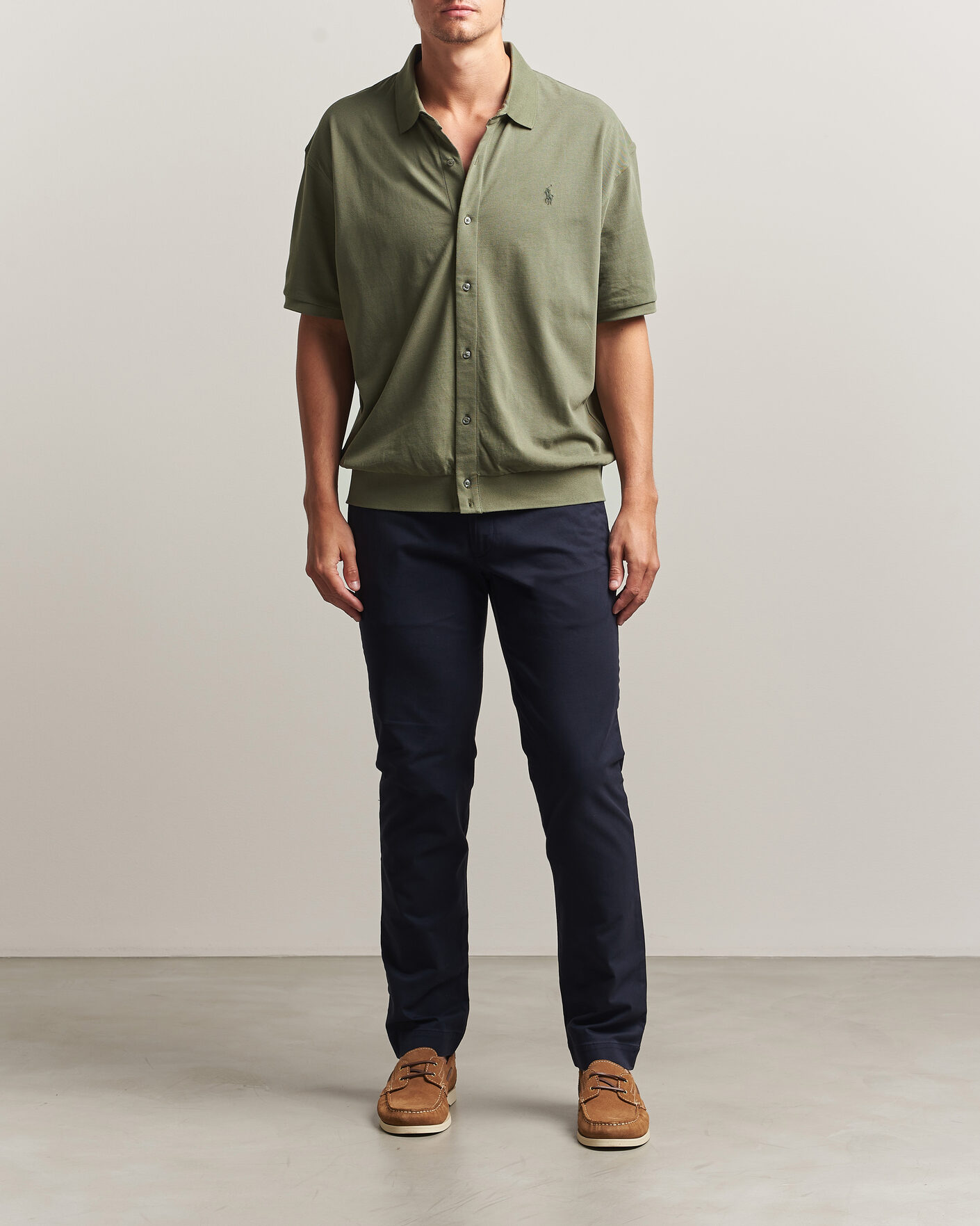 Heren | Polo's | Polo Ralph Lauren | Buttoned Polo Cruise Olive