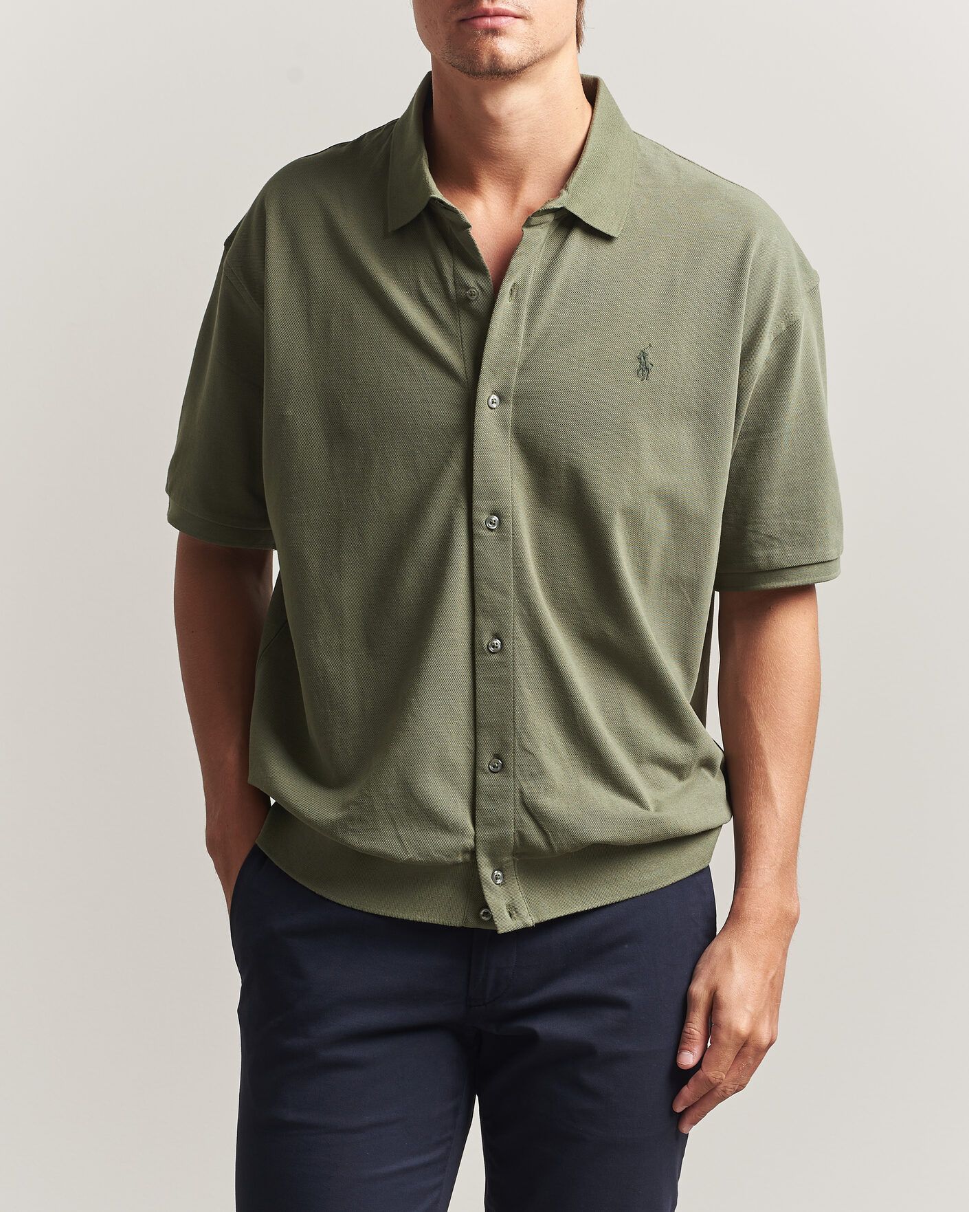 Heren | Polo's | Polo Ralph Lauren | Buttoned Polo Cruise Olive