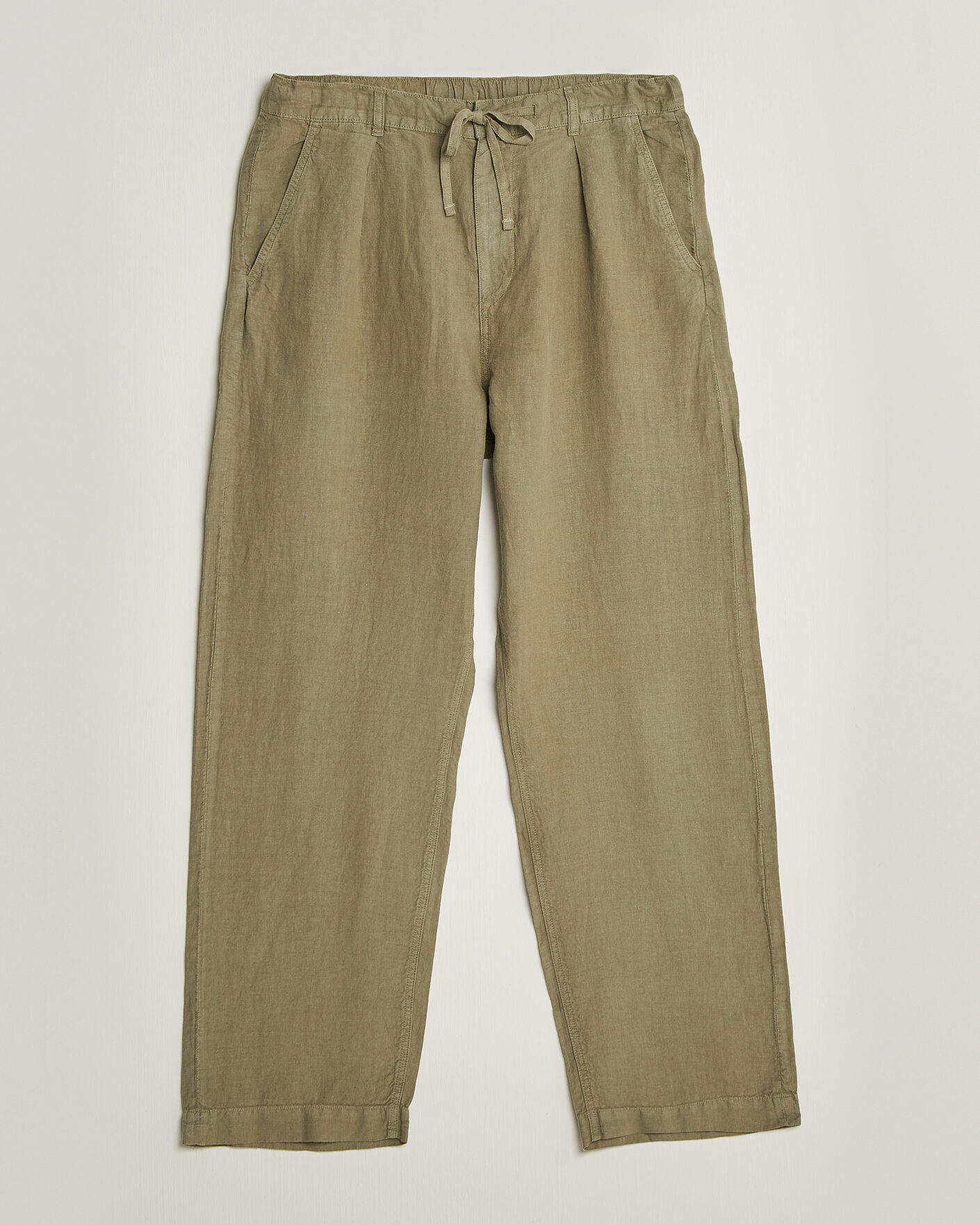 Heren | Broeken | Polo Ralph Lauren | Easy Fit Pleated Trousers Sage Green