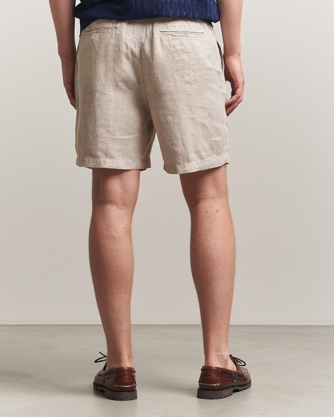 Heren | Korte broek | Polo Ralph Lauren | Woven Linen Shorts Coastal Beige White