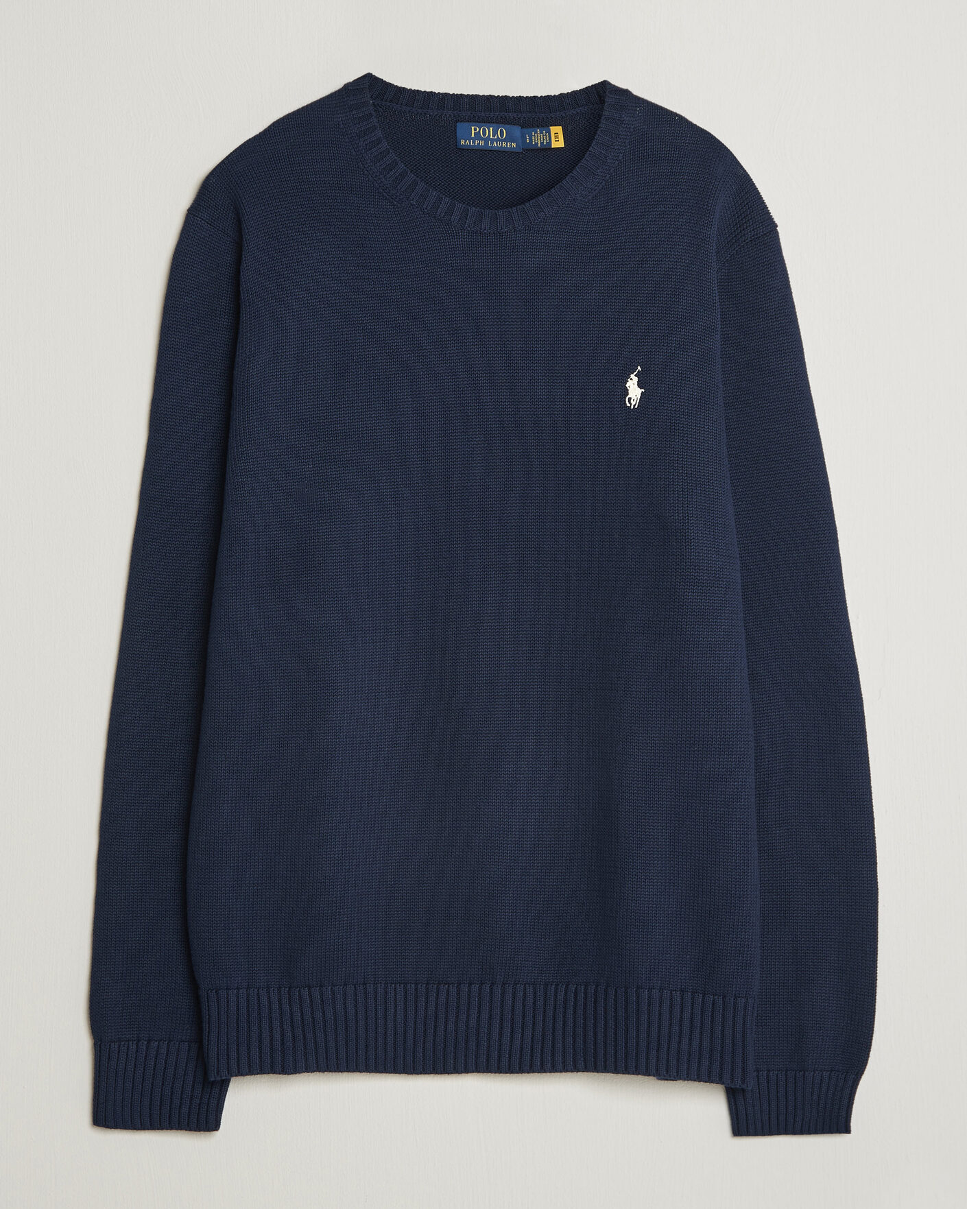 Heren | Truien | Polo Ralph Lauren | Cotton Crew Neck Sweater Hunter Navy