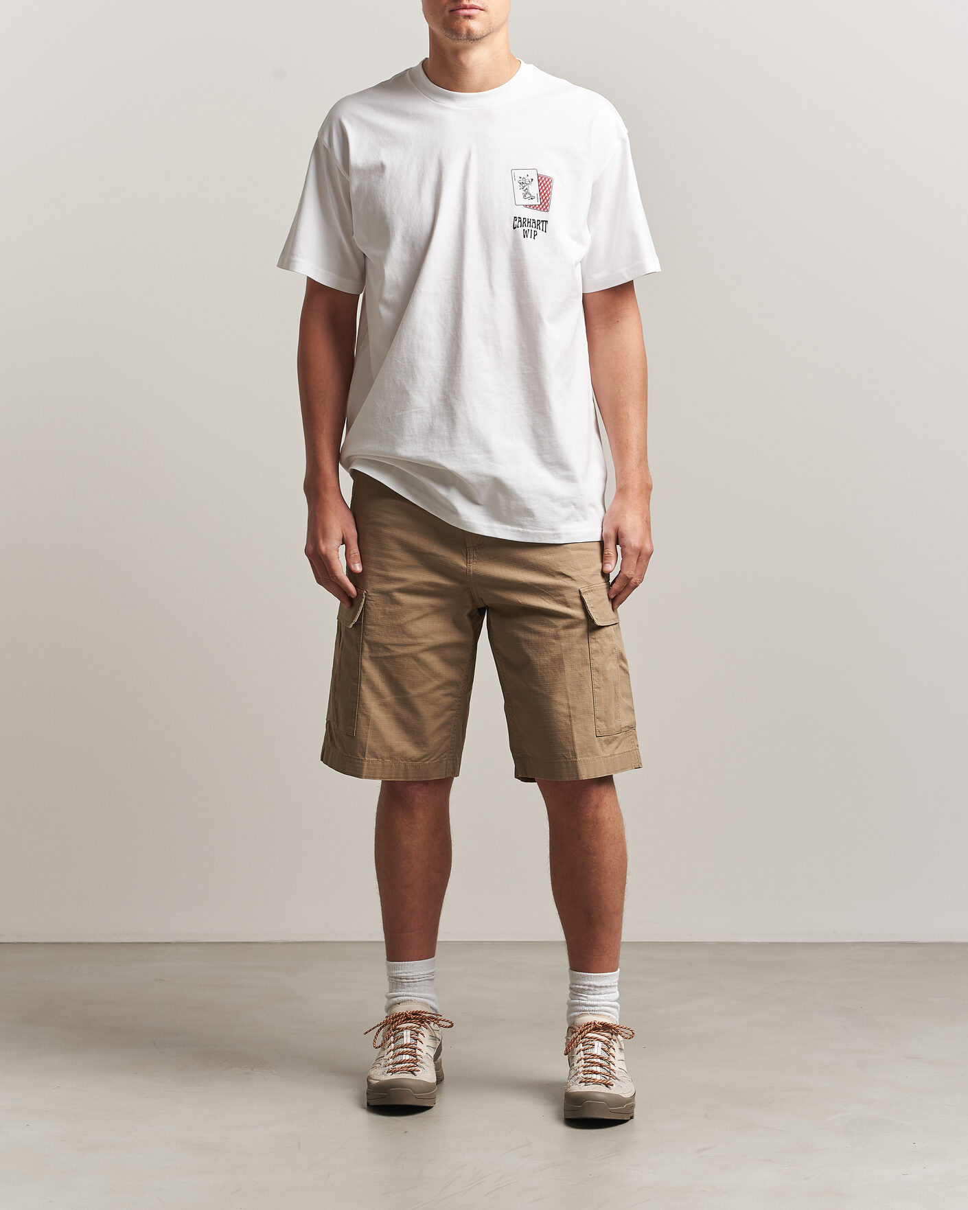Heren | T-shirts | Carhartt WIP | Playing Cards T-Shirt White