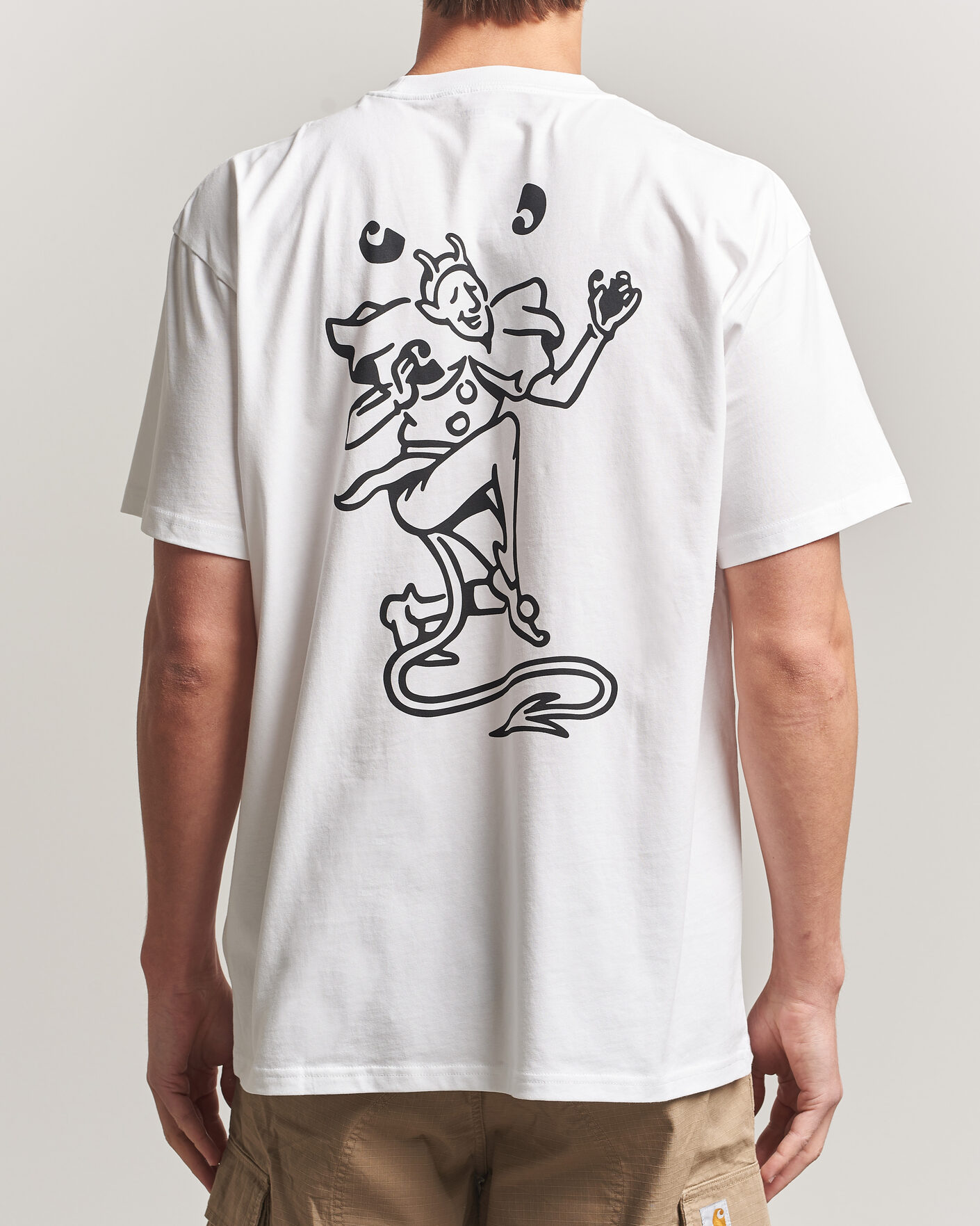 Heren | T-shirts | Carhartt WIP | Playing Cards T-Shirt White