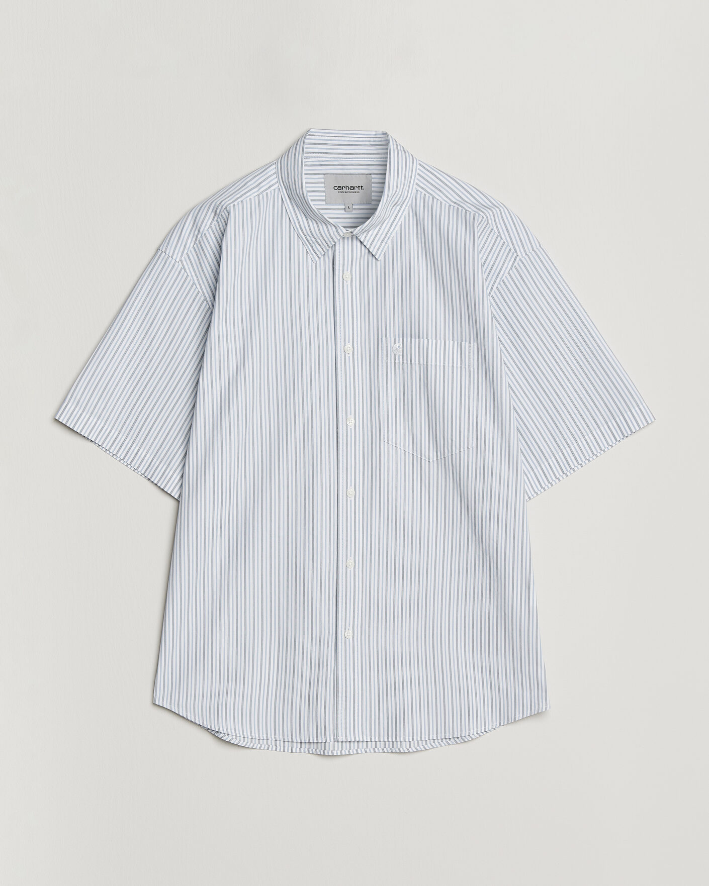 Heren | Overhemden | Carhartt WIP | Short Sleeve Keene Cotton/Poplin Shirt White