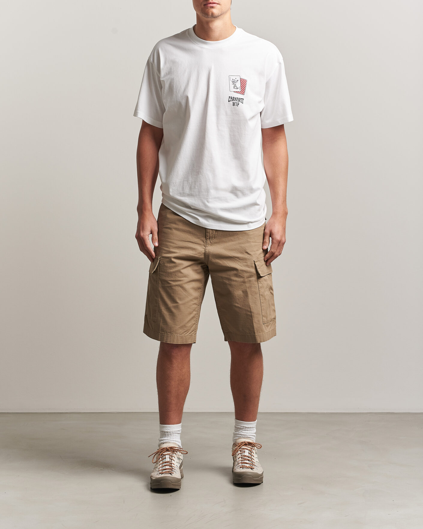 Heren | Korte broek | Carhartt WIP | Regular Cargo Ripstop Shorts Leather