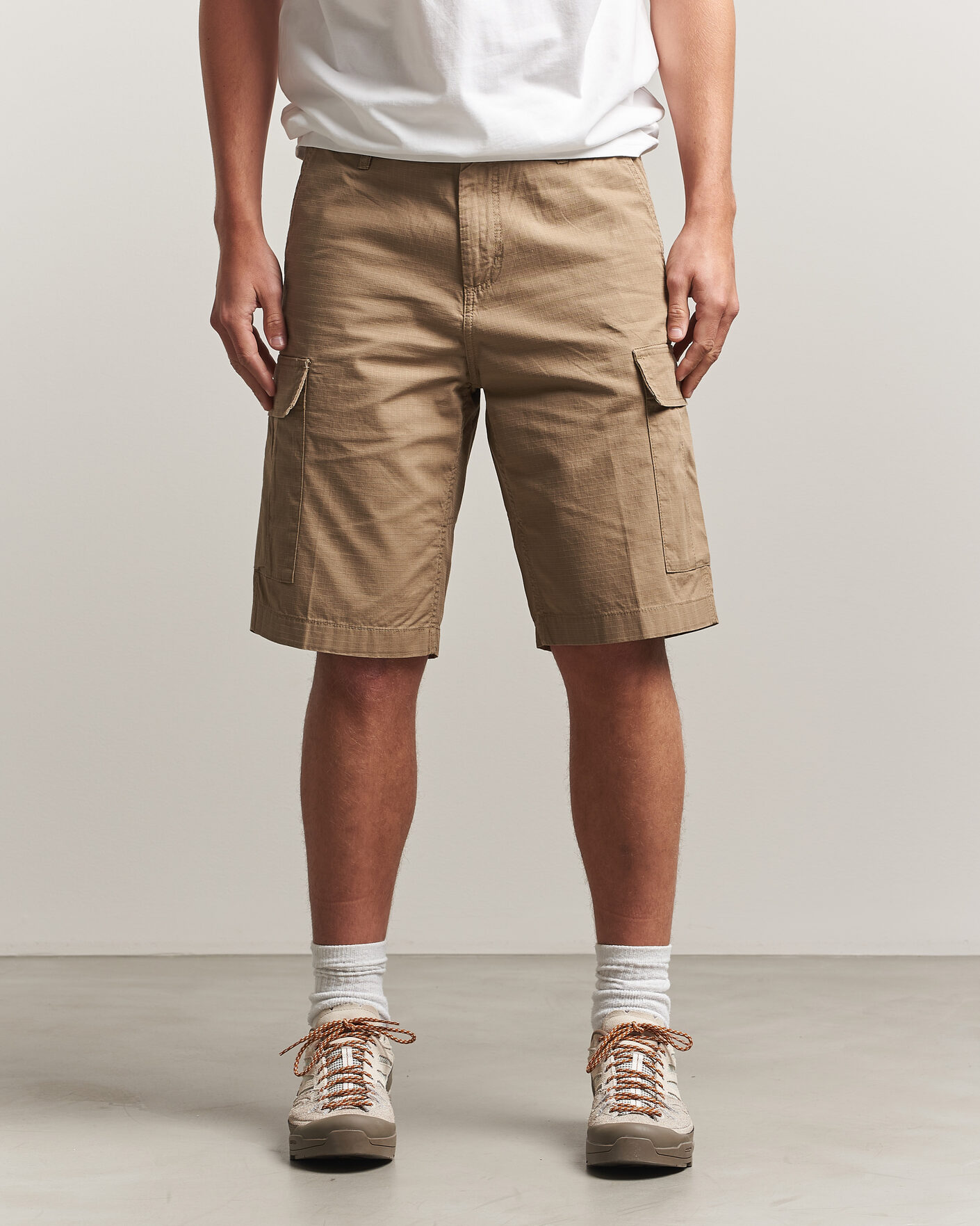 Heren | Korte broek | Carhartt WIP | Regular Cargo Ripstop Shorts Leather