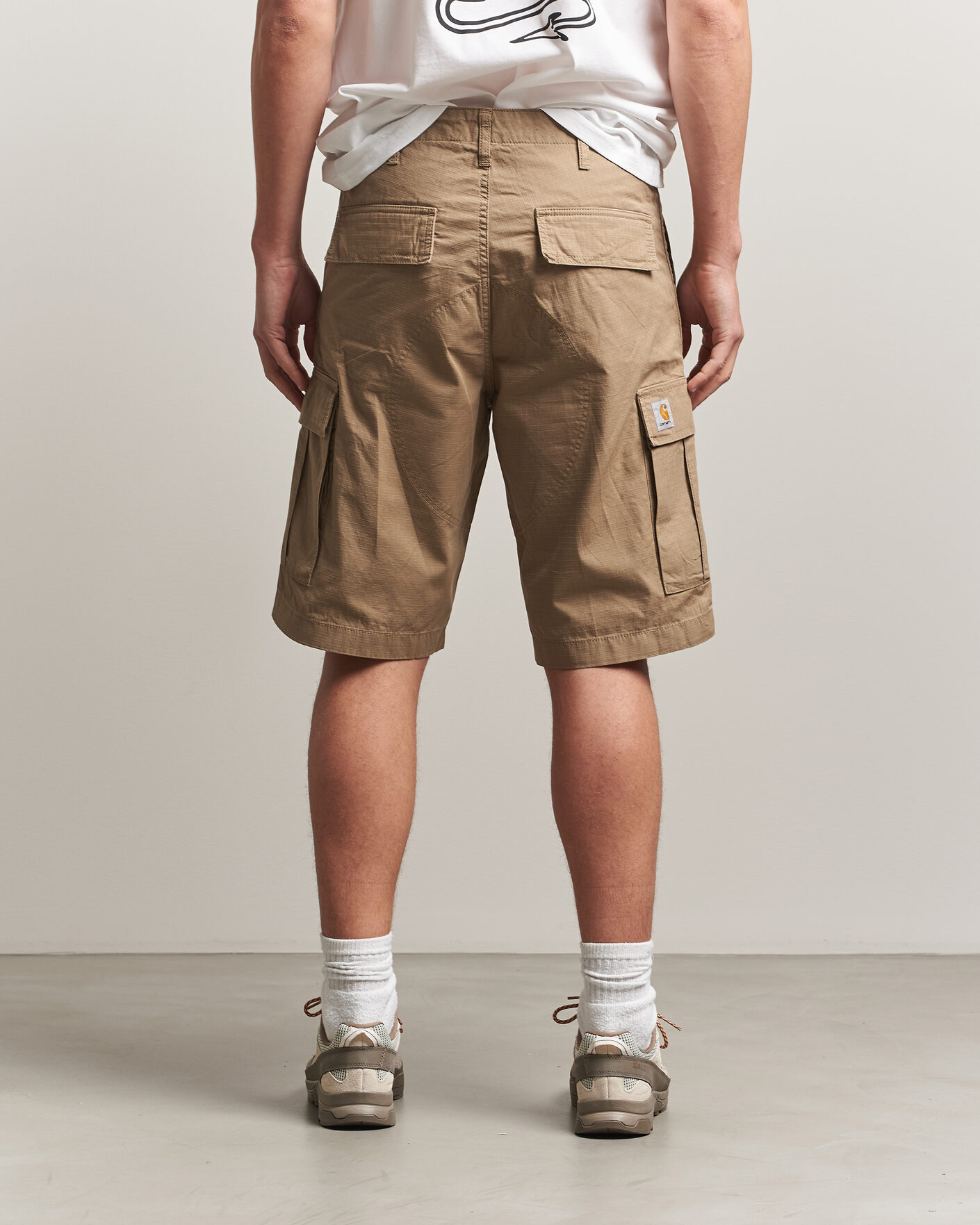 Heren | Korte broek | Carhartt WIP | Regular Cargo Ripstop Shorts Leather