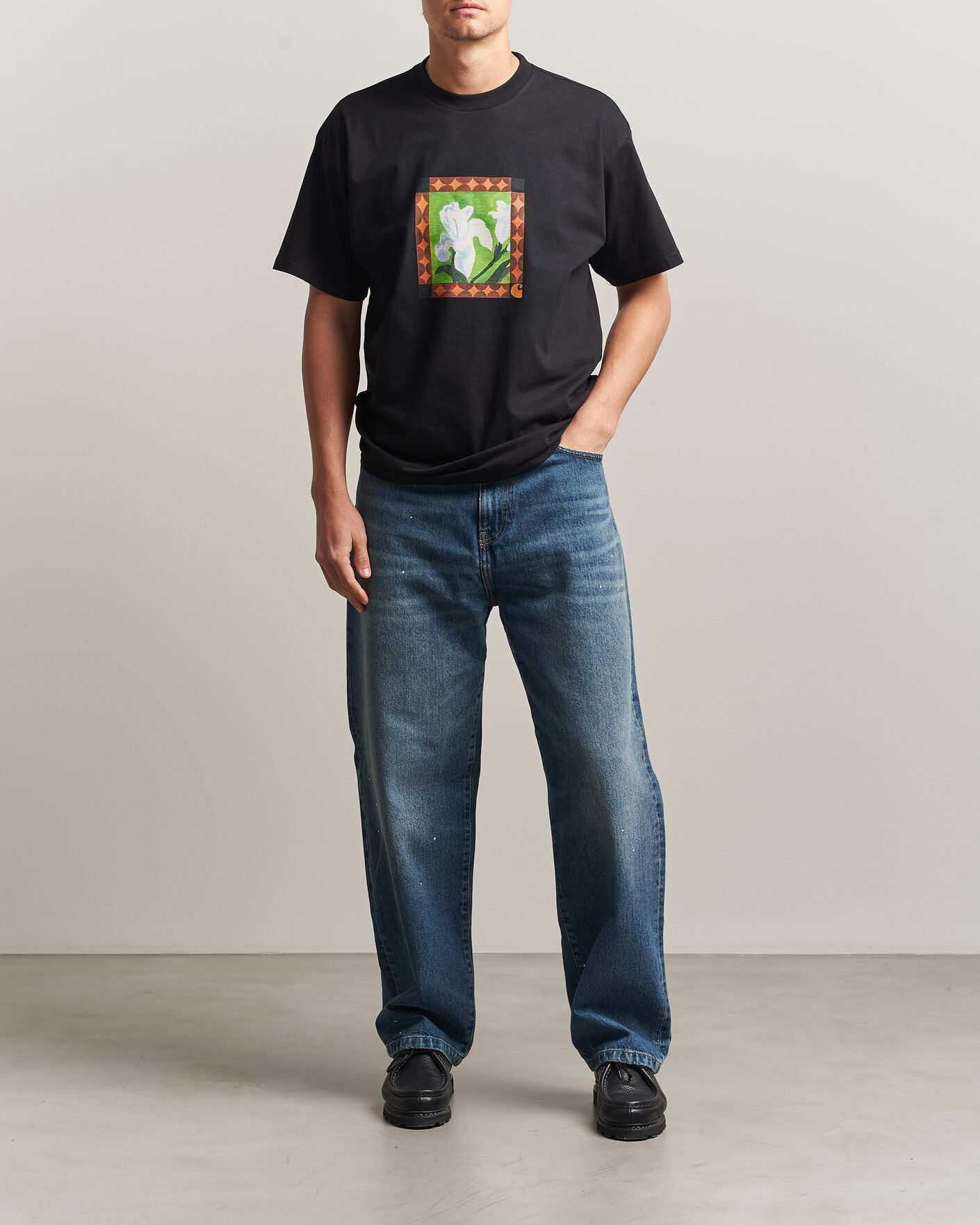 Heren | Jeans | Carhartt WIP | Landon Distressed Pant  Blue