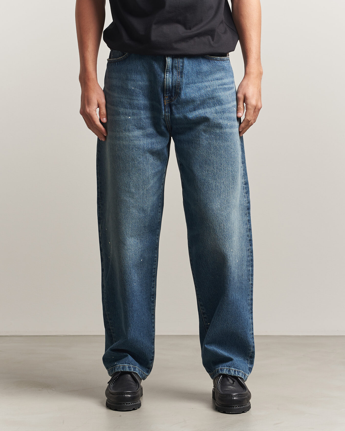 Heren | Jeans | Carhartt WIP | Landon Distressed Pant Blue