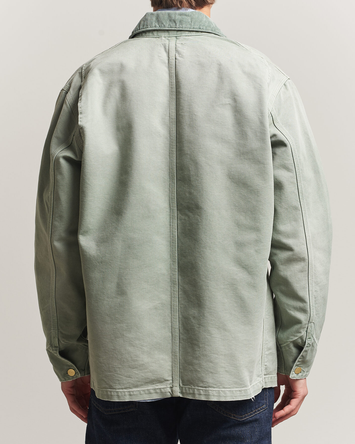 Heren | Jassen | Carhartt WIP | OG Dearborn Canvas Chore Coat Shady Green