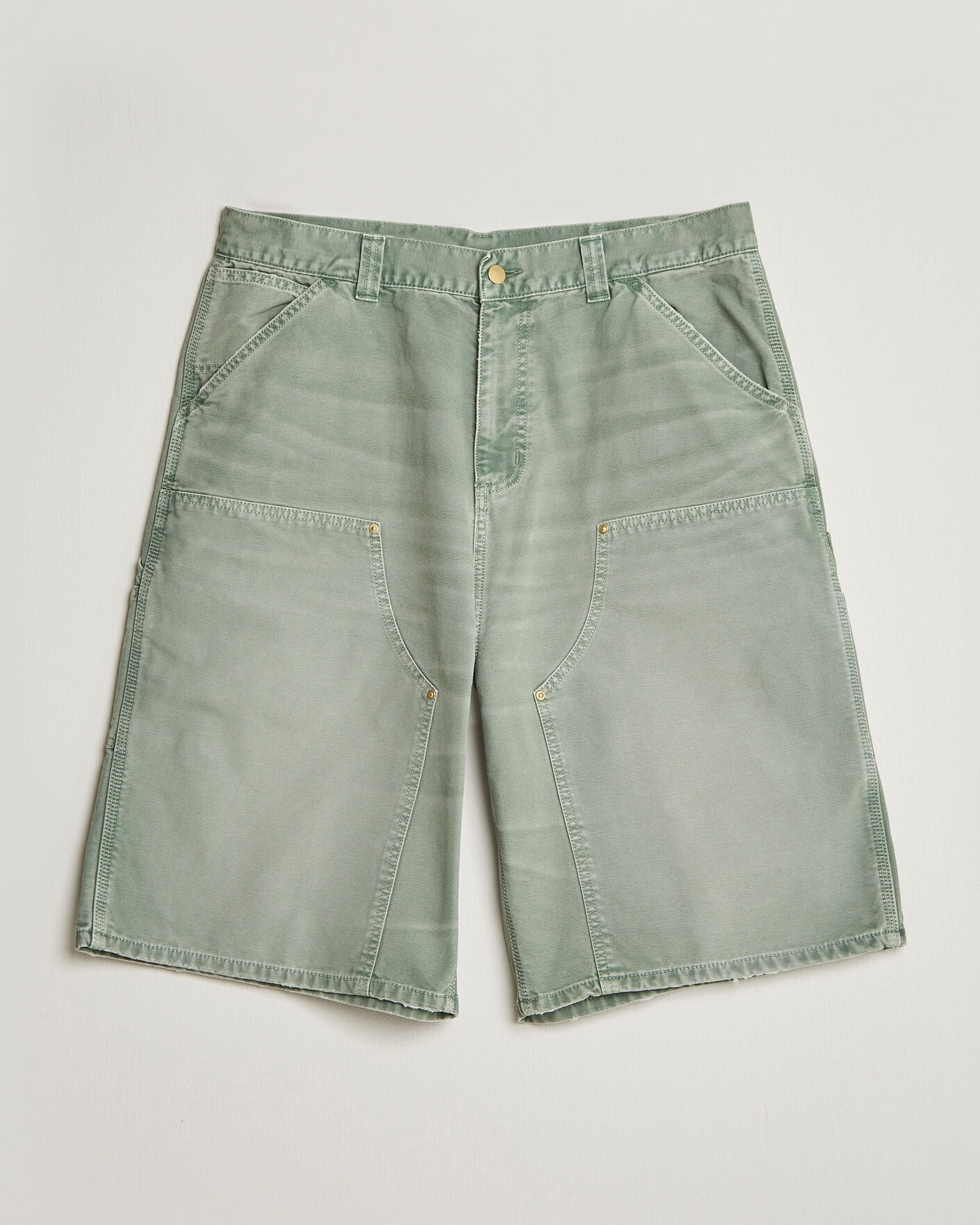 Heren | Korte broek | Carhartt WIP | OG Dearborn Canvas Double Knee Shorts Shady Green