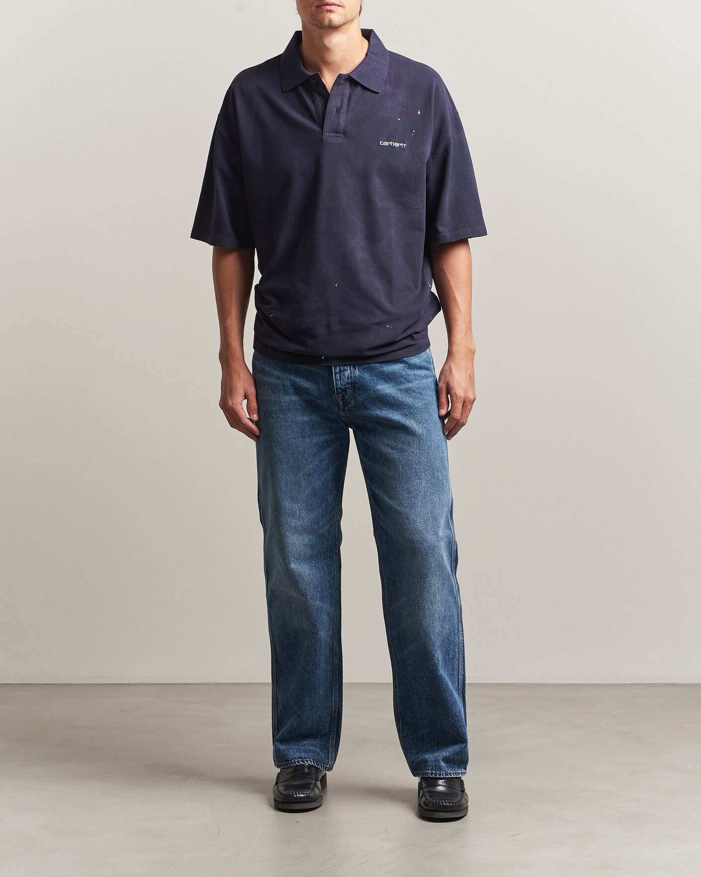 Heren | Polo's | Carhartt WIP | Painter Polo Dark Navy