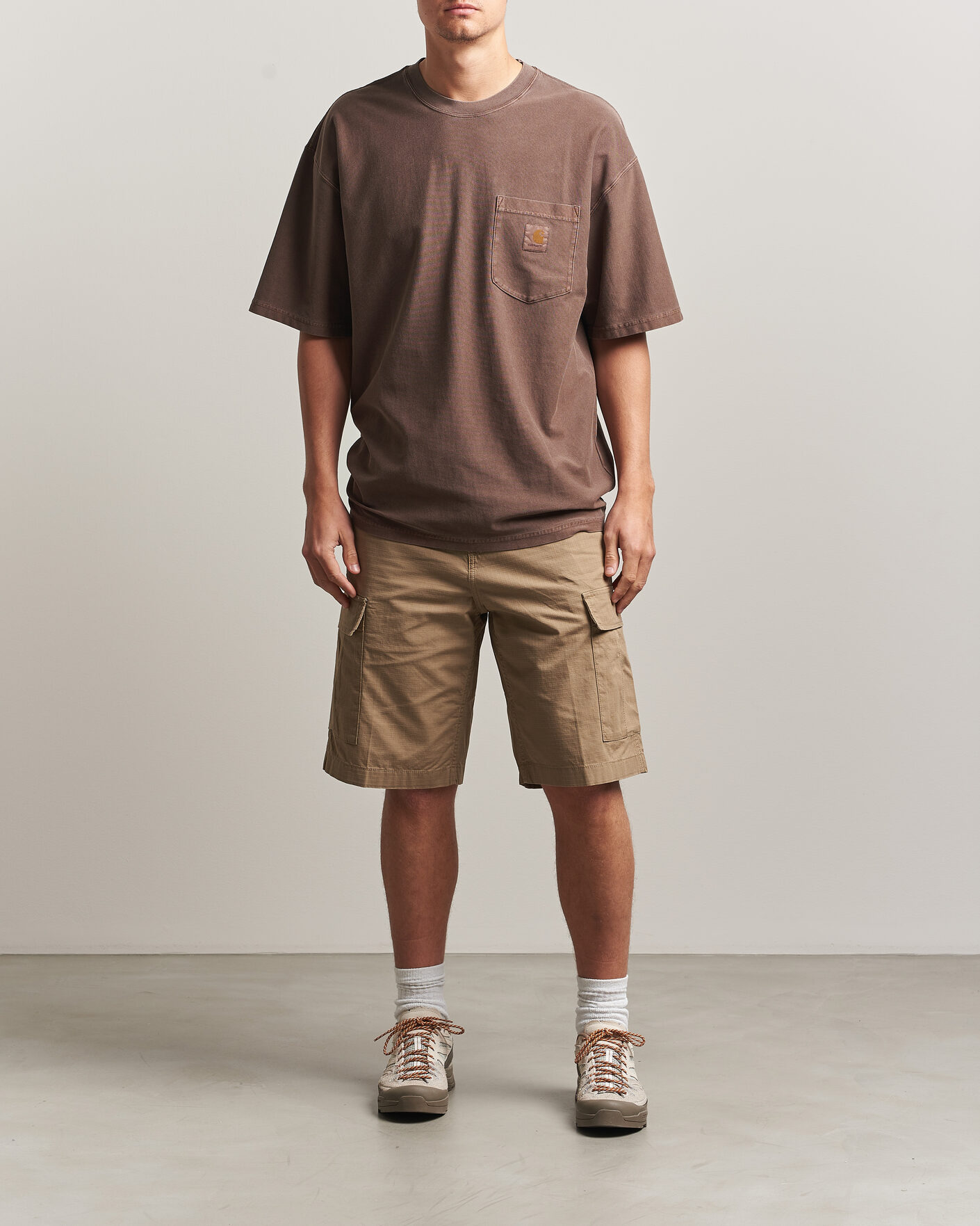 Heren | T-shirts | Carhartt WIP | Loose Pocket T-Shirt Tobacco