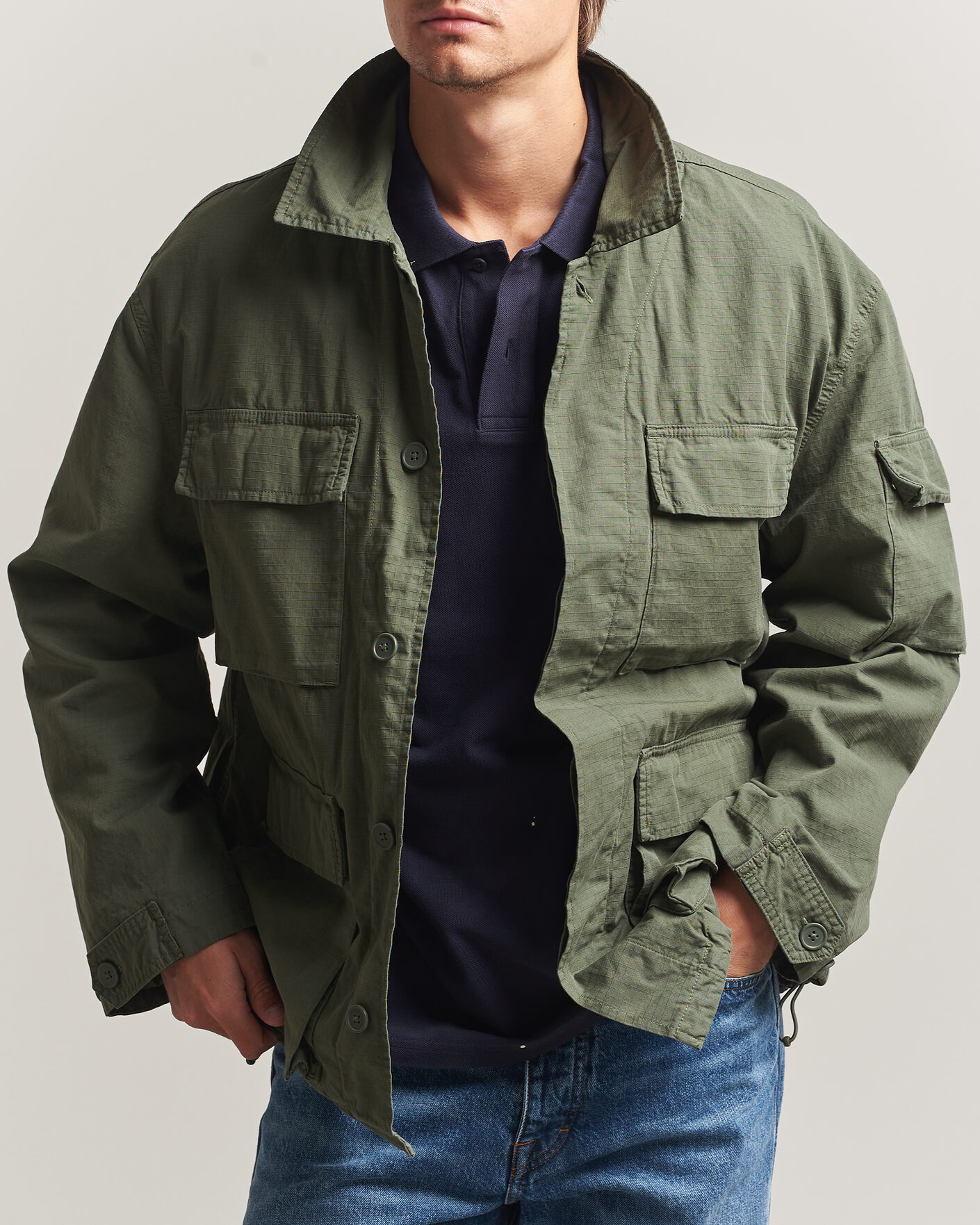 Heren | Jassen | Carhartt WIP | Manderson Ripstop Jacket Leaf