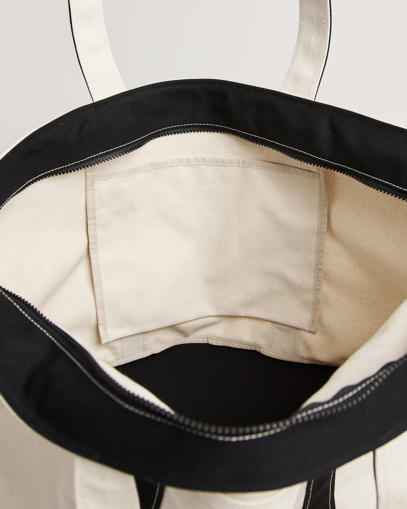 Heren | Tassen | Carhartt WIP | Canvas Beach Tote Natural/Black