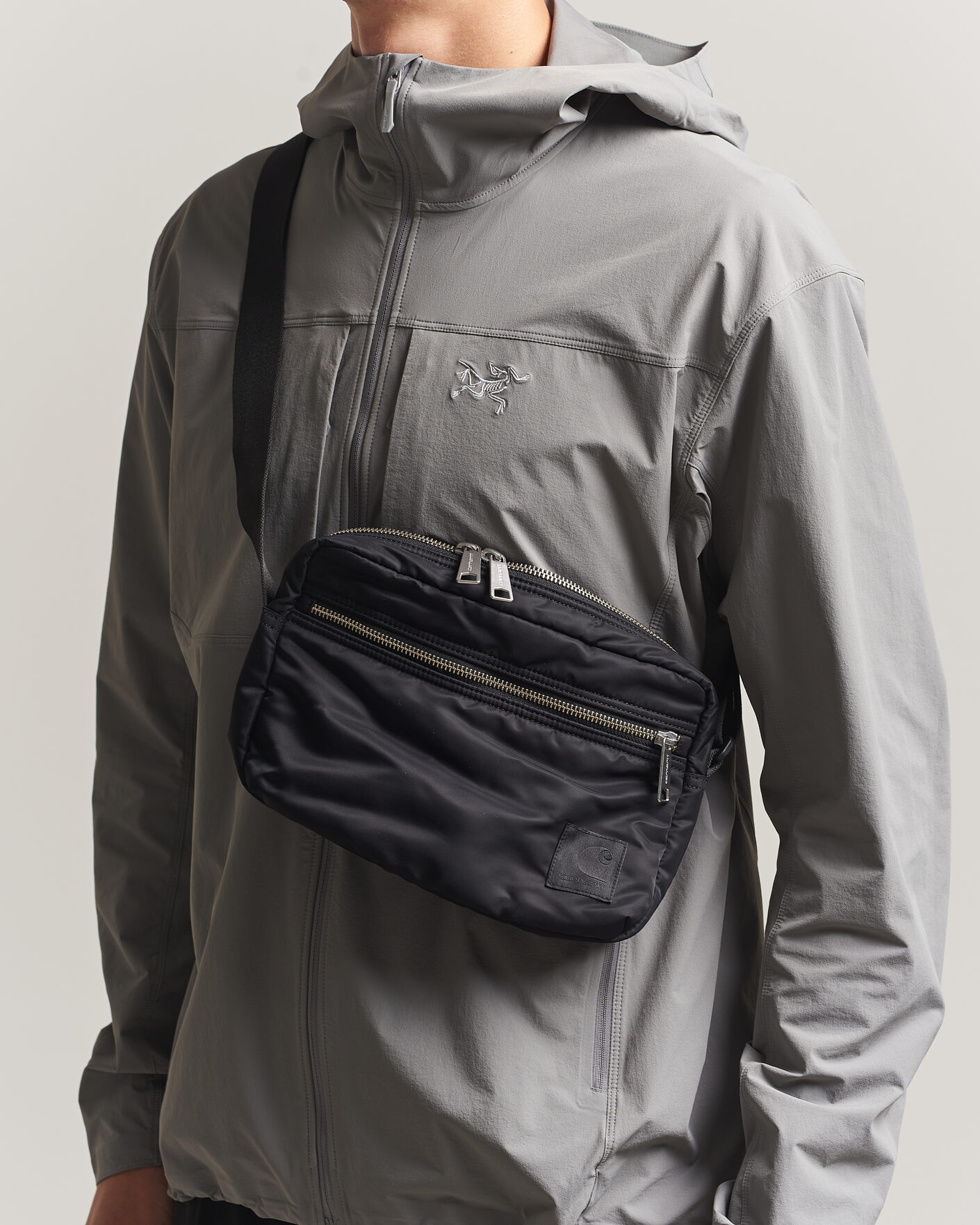 Heren | Tassen | Carhartt WIP | Otis Nylon Shoulder Bag Black