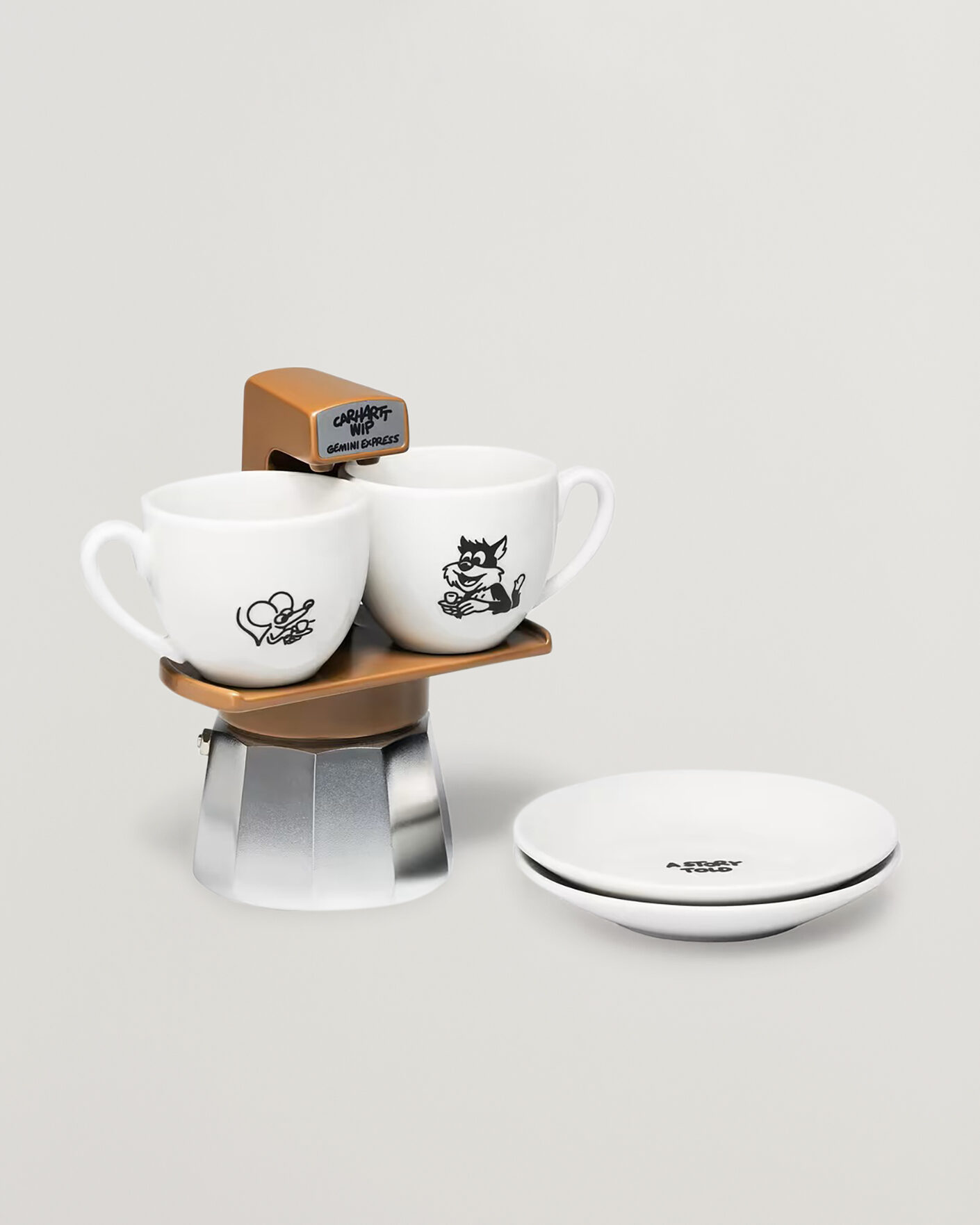 Heren | Carhartt WIP Gemini Express Coffee Break Espresso Maker Brown | Carhartt WIP | Gemini Express Coffee Break Espresso Maker Brown