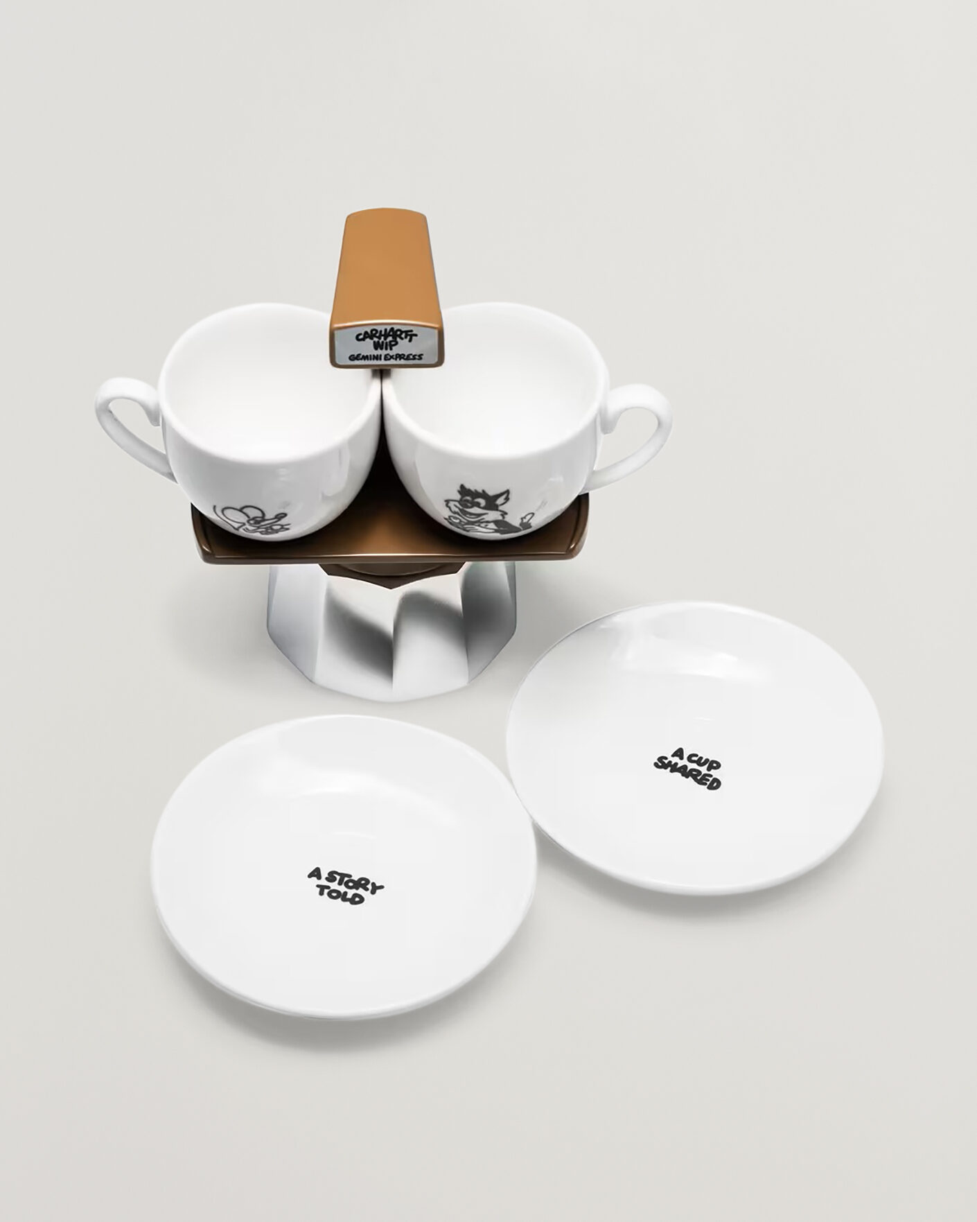 Heren | Carhartt WIP Gemini Express Coffee Break Espresso Maker Brown | Carhartt WIP | Gemini Express Coffee Break Espresso Maker Brown