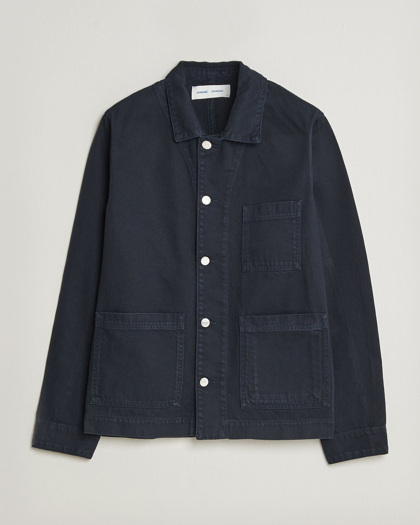 Heren | Overhemden | Samsøe Samsøe | New Worker Overshirt Salute Navy