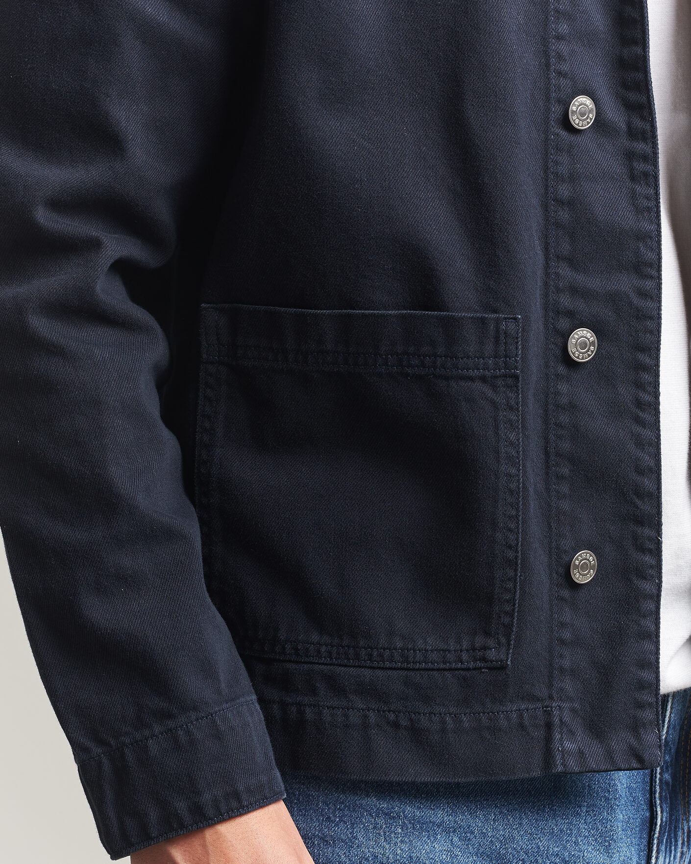 Heren | Overhemden | Samsøe Samsøe | New Worker Overshirt Salute Navy