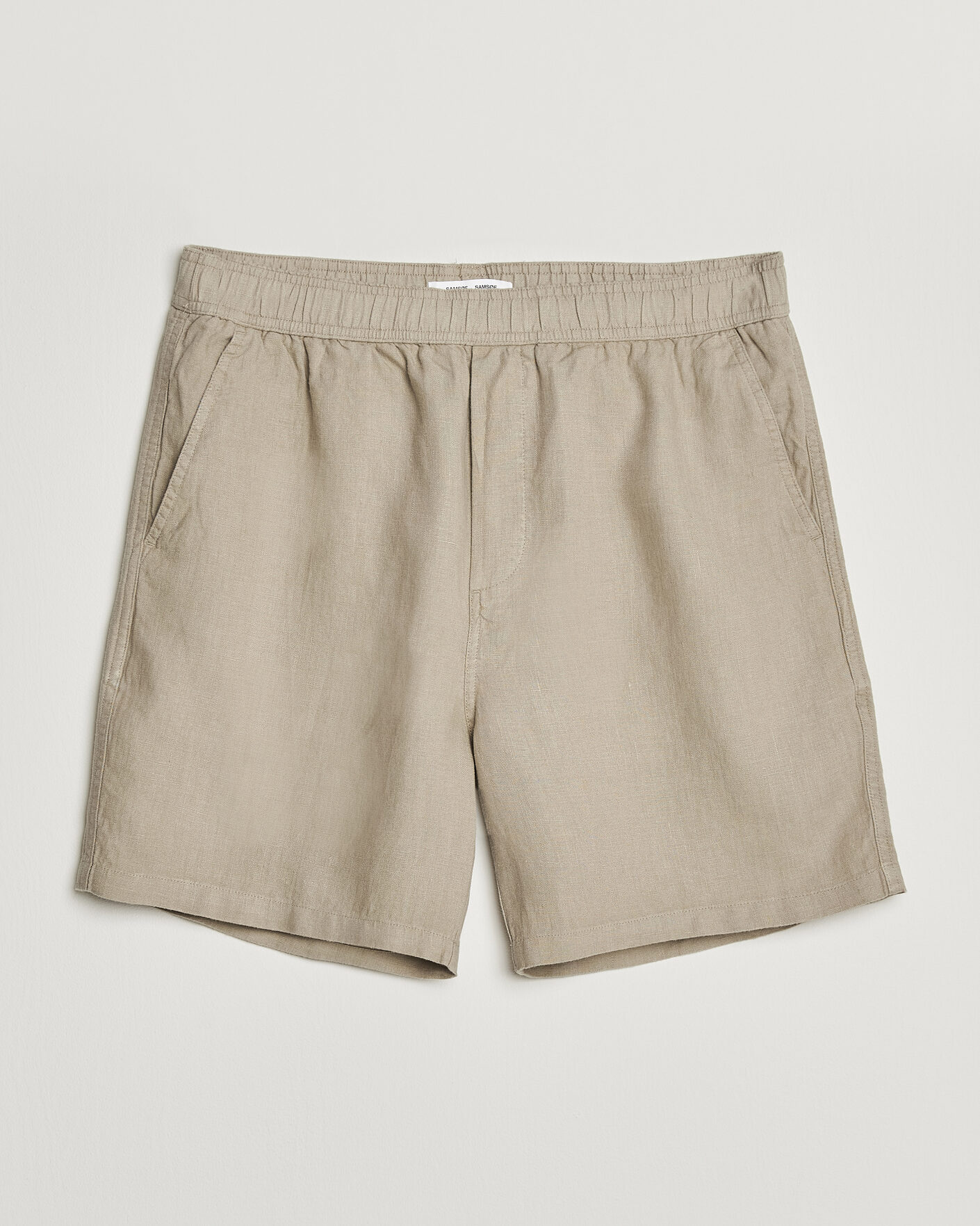 Heren | Korte broek | Samsøe Samsøe | Jabari Linen Drawstring Shorts Aluminum