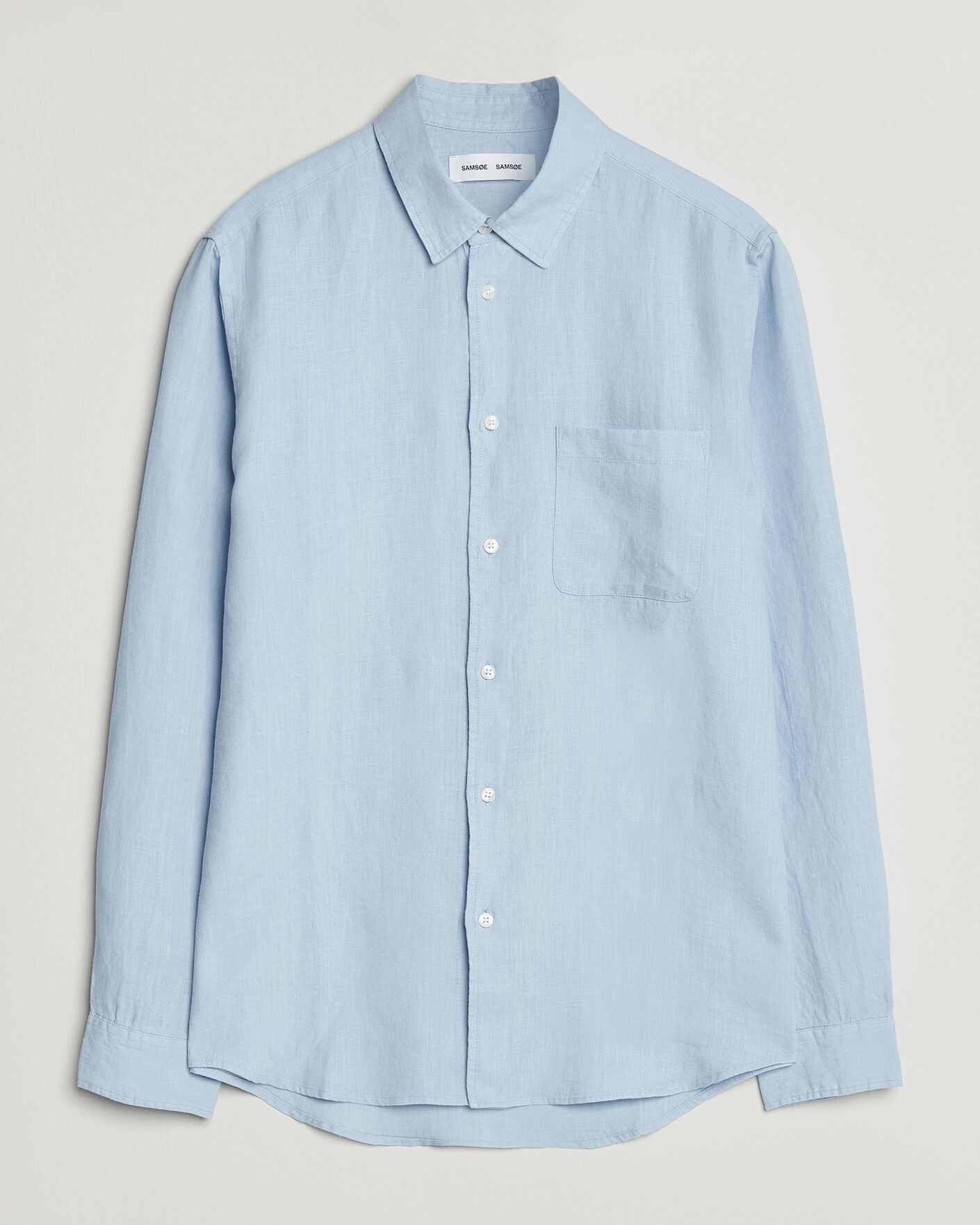 Heren | Overhemden | Samsøe Samsøe | Liam Linen Shirt Windsurfer