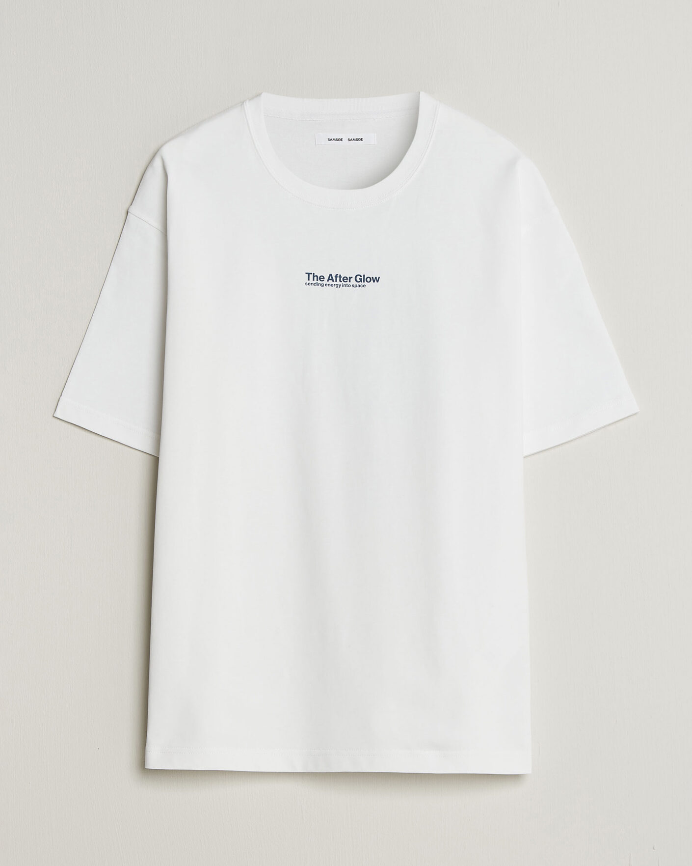 Heren | T-shirts | Samsøe Samsøe | Uni Printed T-shirt White