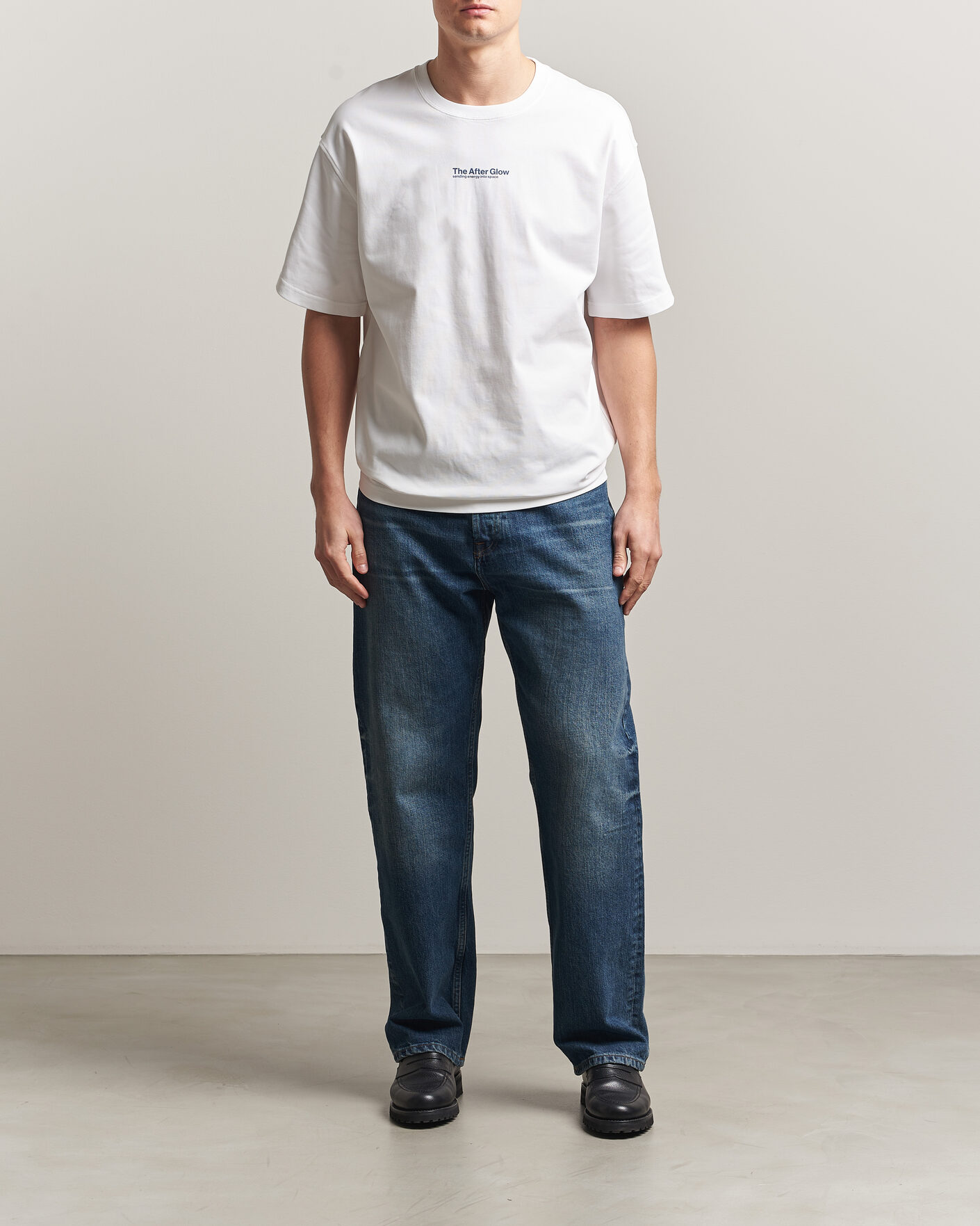 Heren | T-shirts | Samsøe Samsøe | Uni Printed T-shirt White