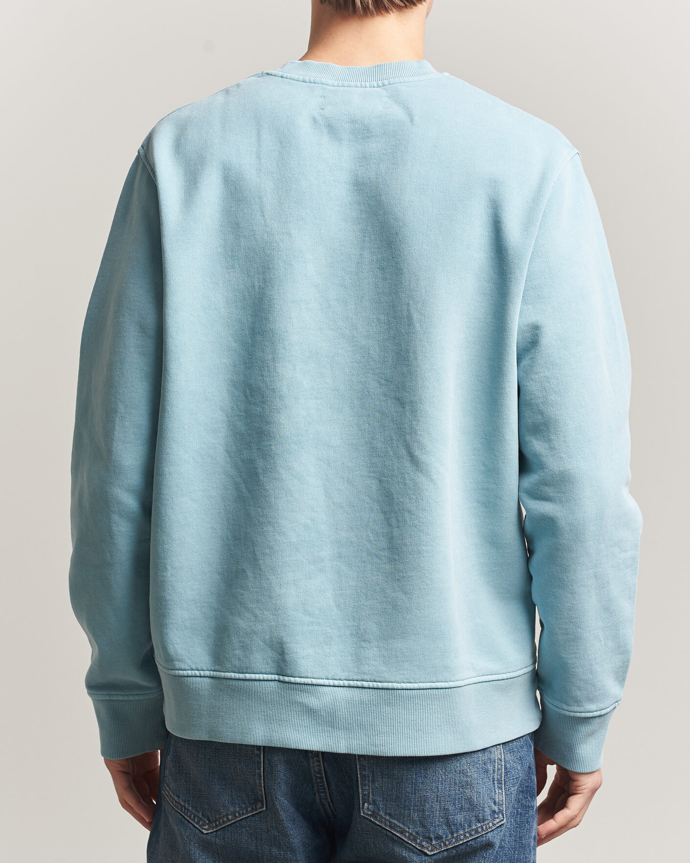 Heren | Truien | Samsøe Samsøe | Joel Organic Washed Cotton Sweatshirt Tourmaline