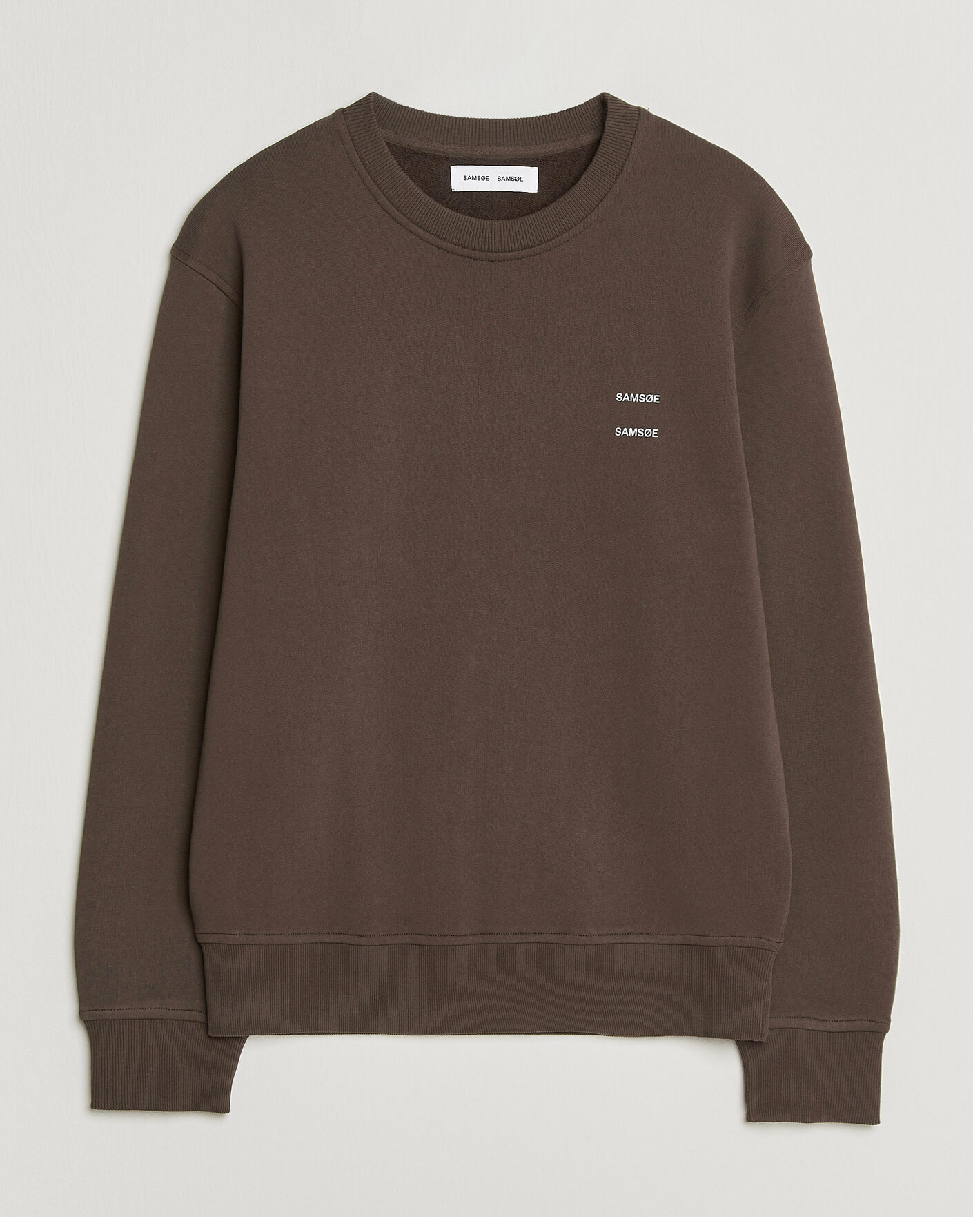 Heren | Truien | Samsøe Samsøe | Joel Organic Cotton Sweatshirt Turkish Coffee
