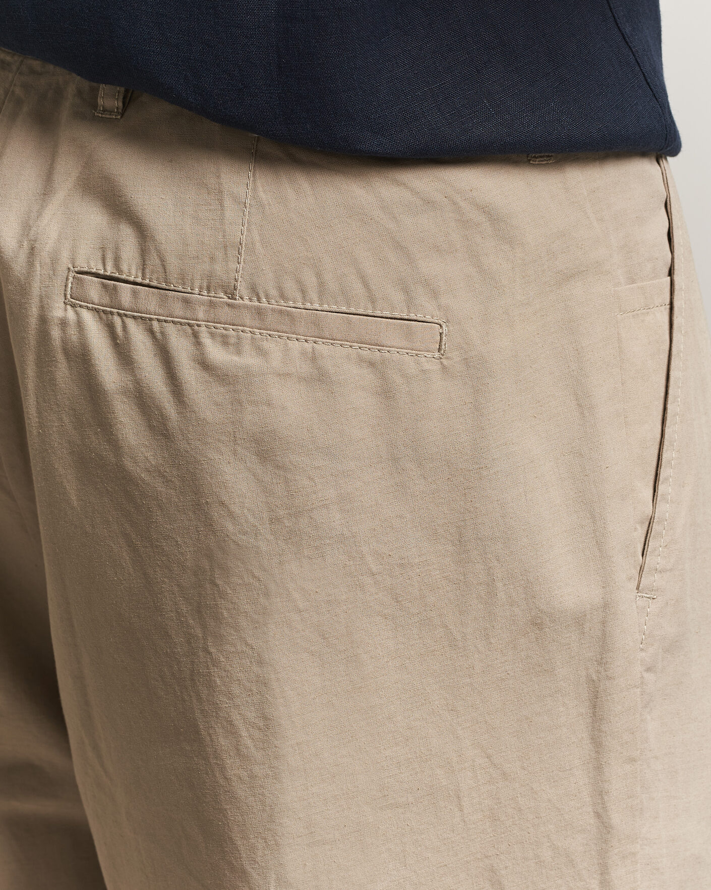 Heren | Broeken | Samsøe Samsøe | Valentin Cotton/Linen Pleated Trousers Aluminum