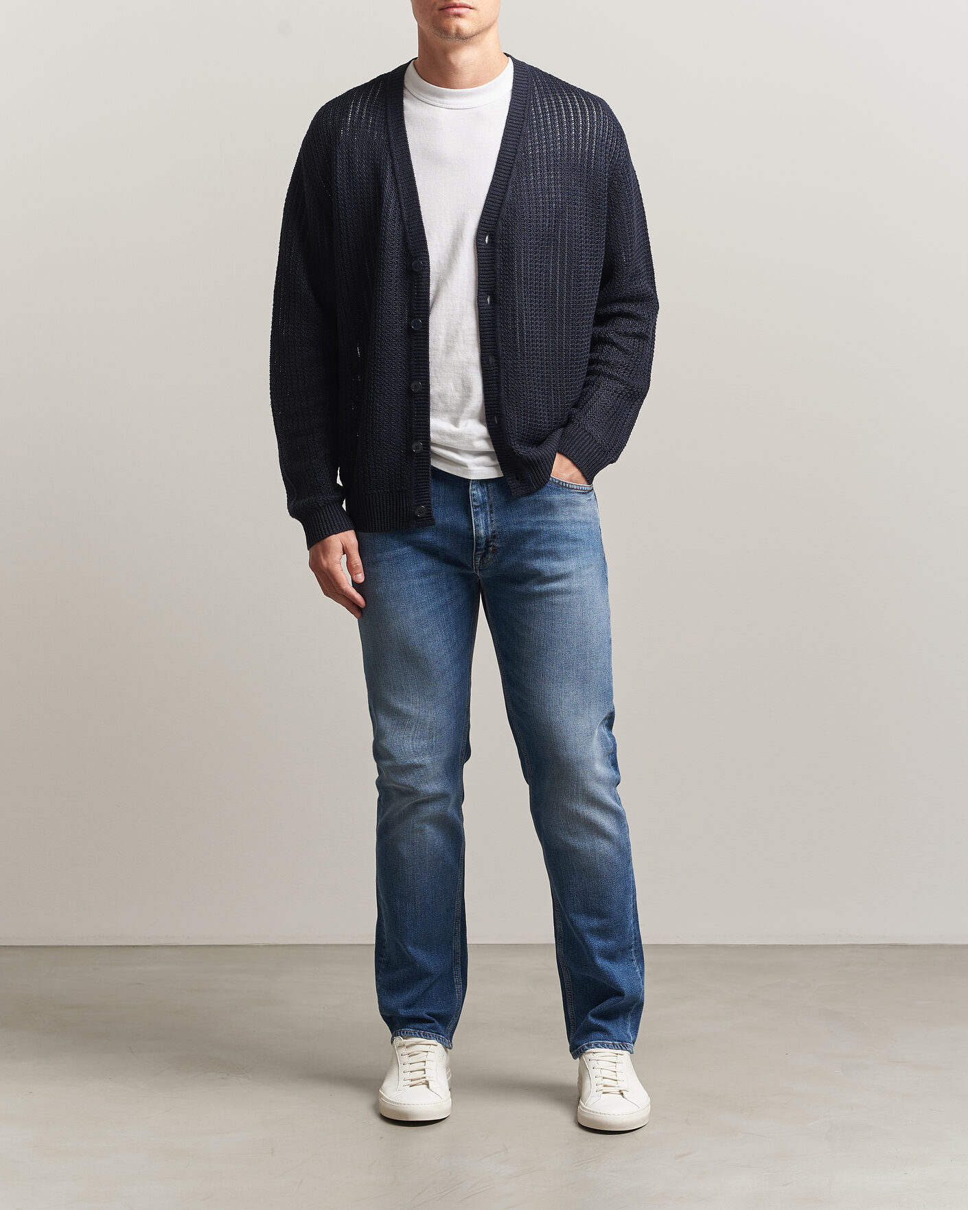Heren | Broeken | Tiger of Sweden | Des Jeans Medium Blue